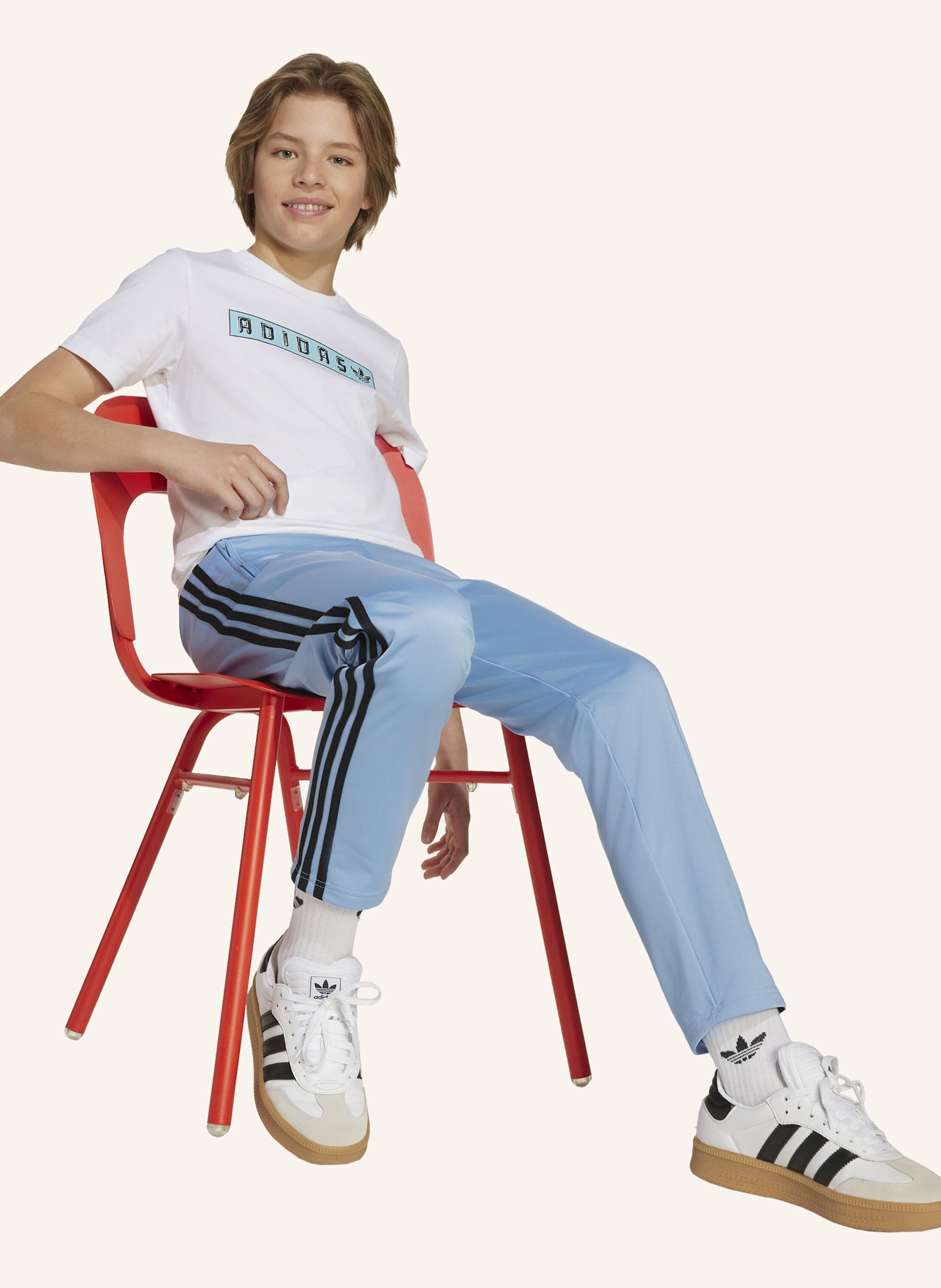 Thumbnail - Adidas Originals Adicolor Firebird Hose blau