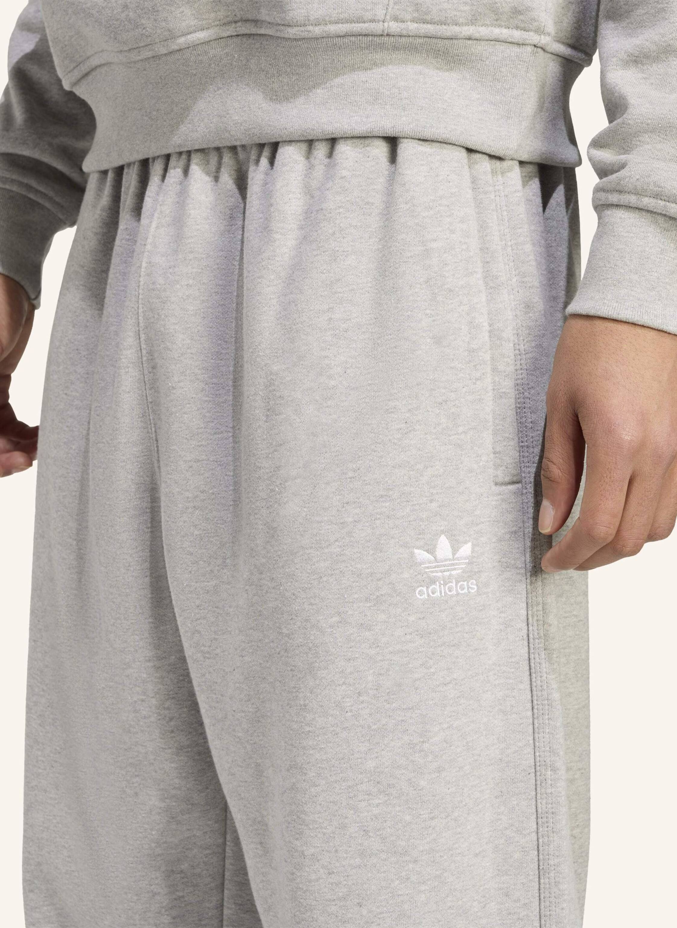 Thumbnail - Adidas Originals Trefoil Essentials Hose, Beinabschlüsse Ohne Saum grau