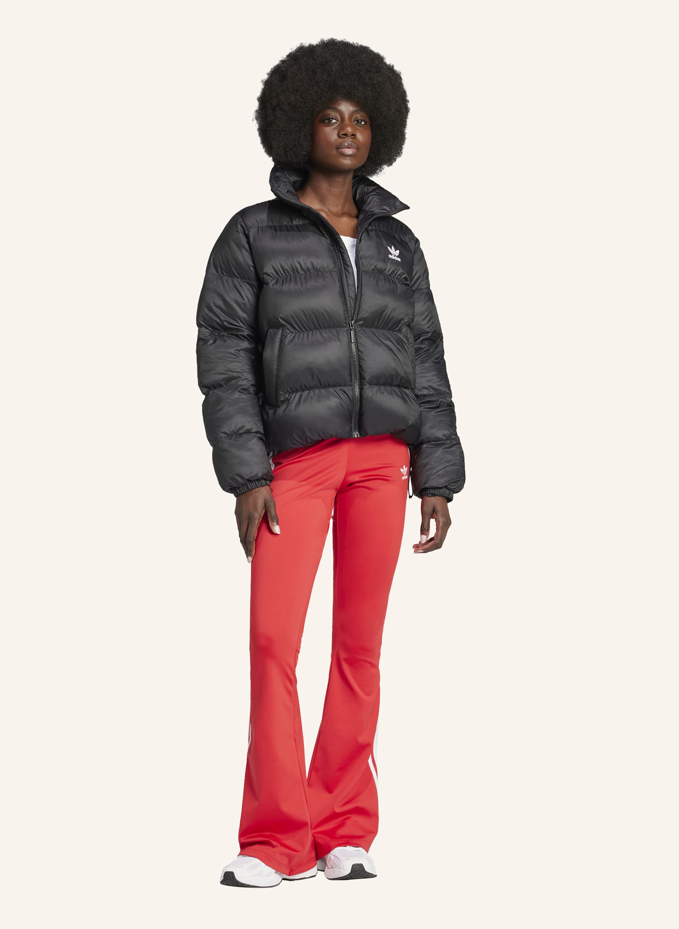 Thumbnail - Adidas Originals Adicolor Short Puffer Jacke schwarz