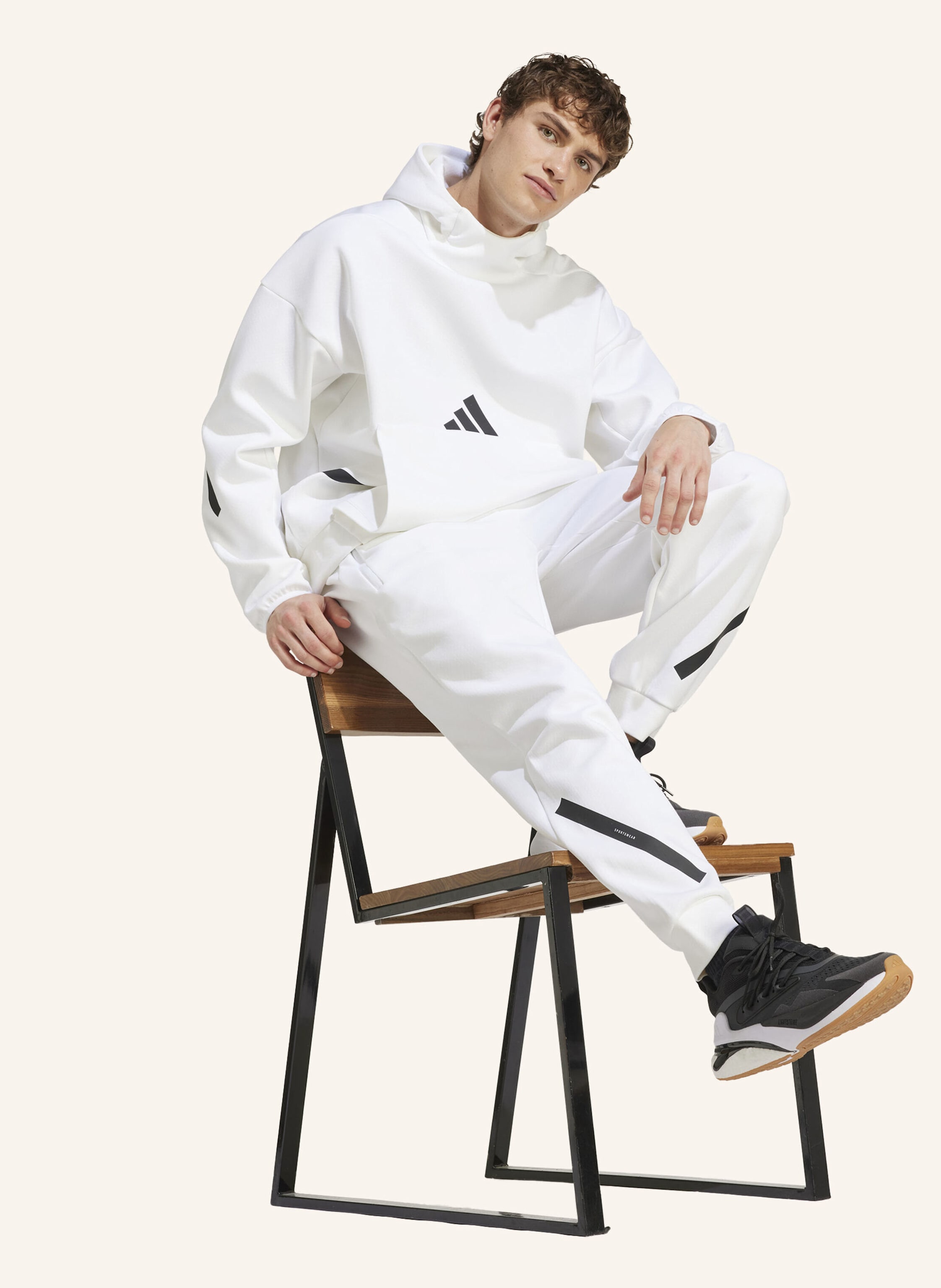 Thumbnail - Adidas Sweatpants Z.N.E. weiss