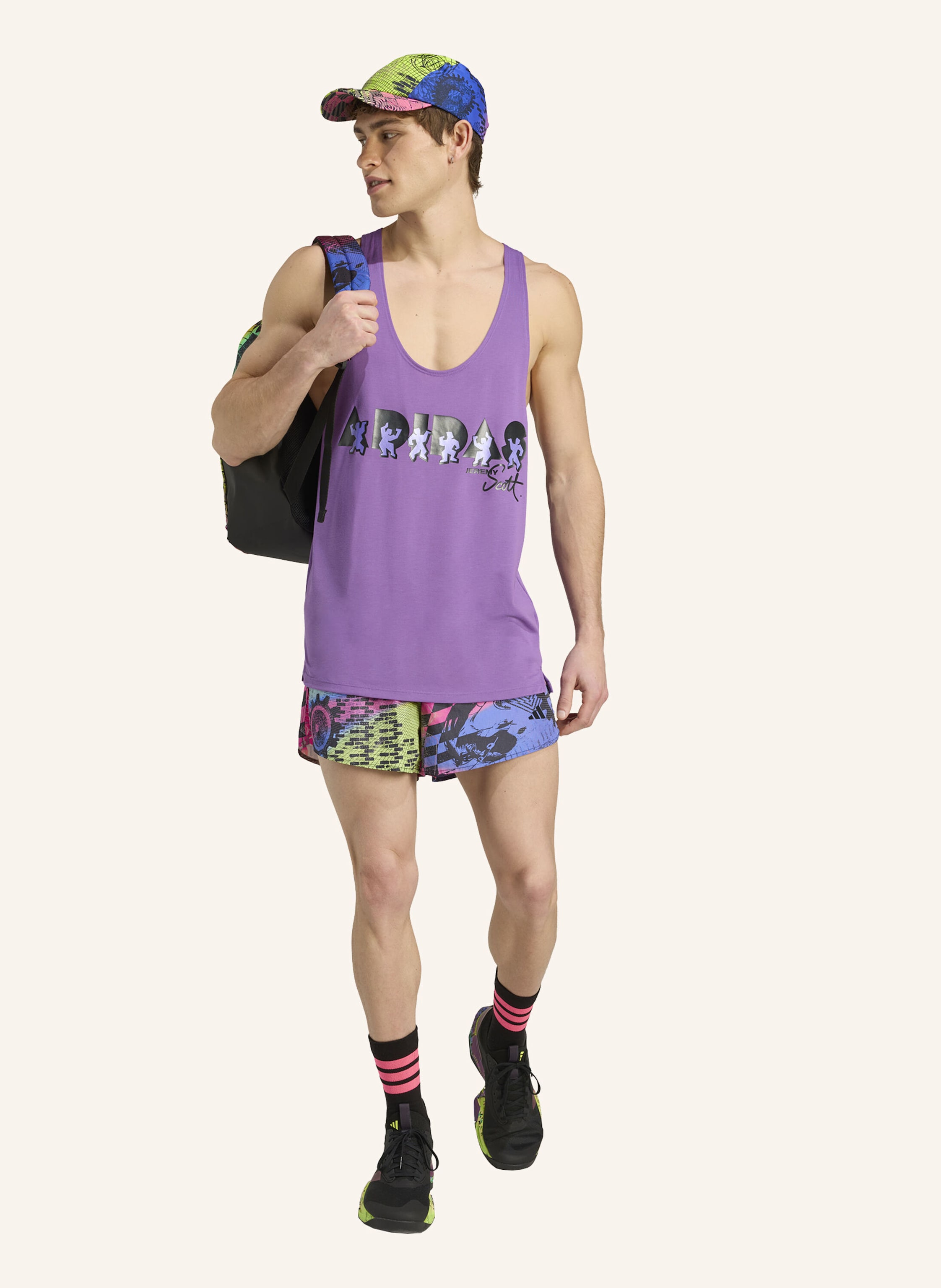 Thumbnail - Adidas Adidas X Jeremy Scott Tanktop lila