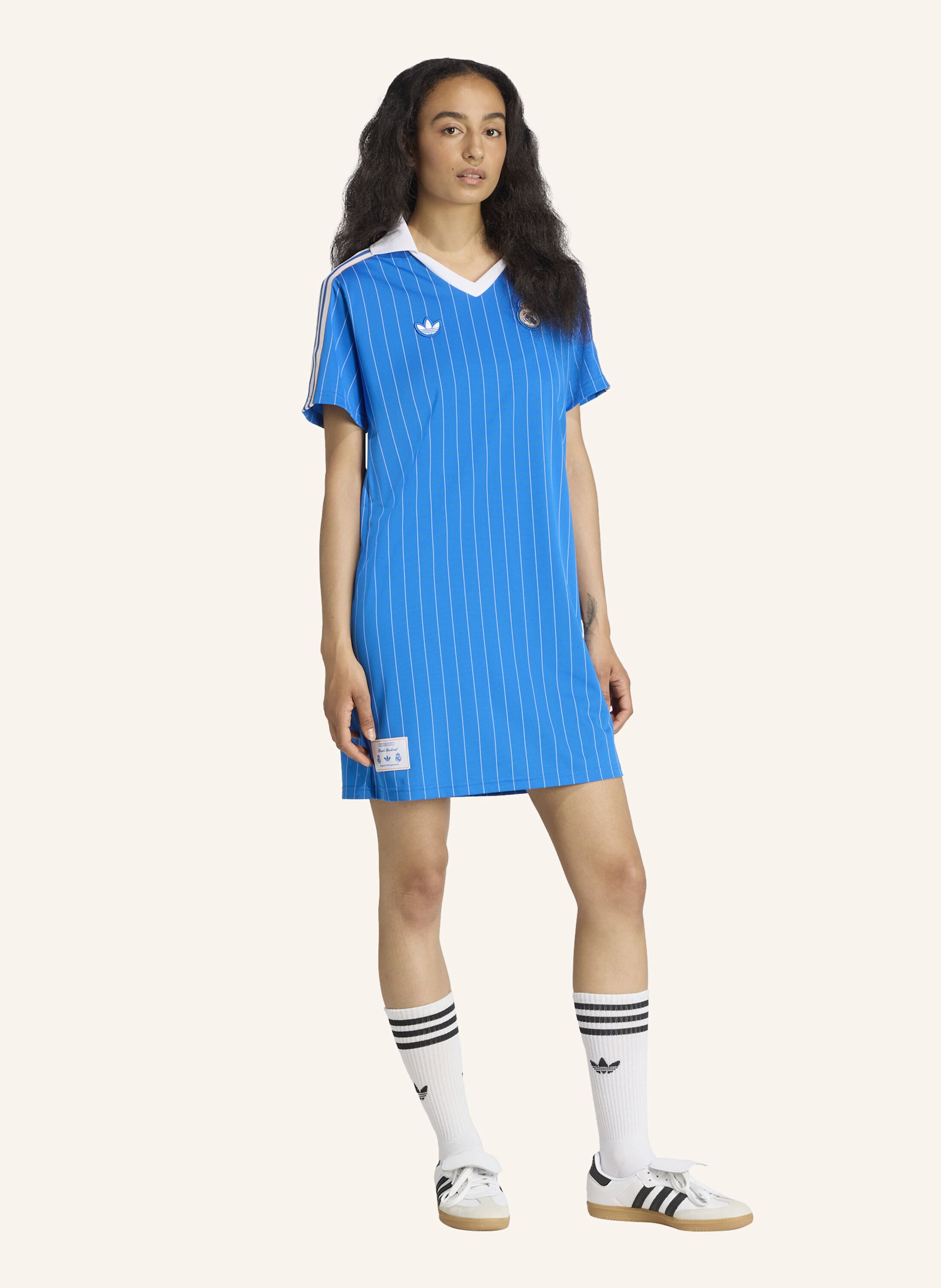 Thumbnail - Adidas Originals Real Madrid Terrace Icons Kleid blau