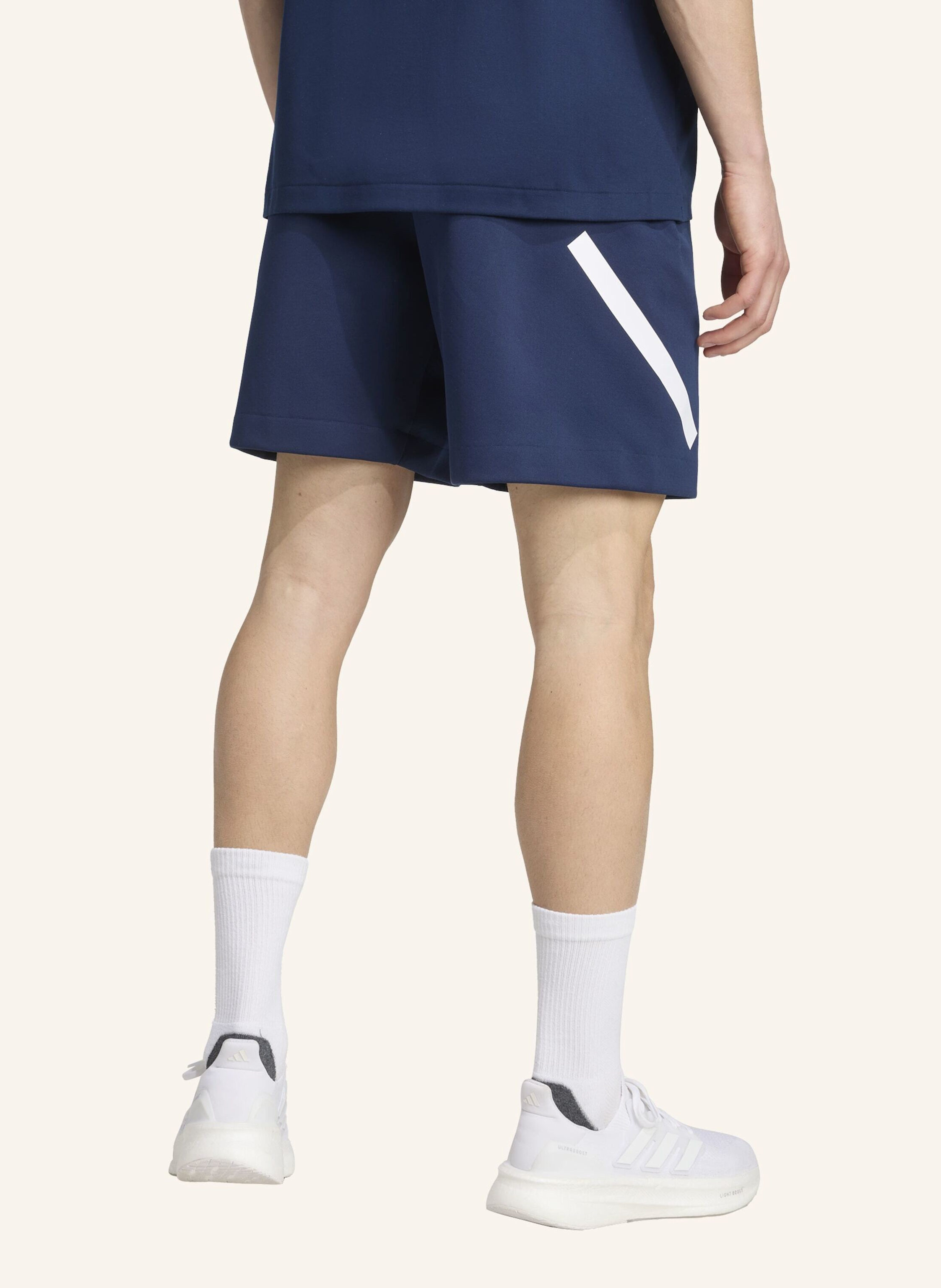 Thumbnail - Adidas Frankreich Travel Shorts blau