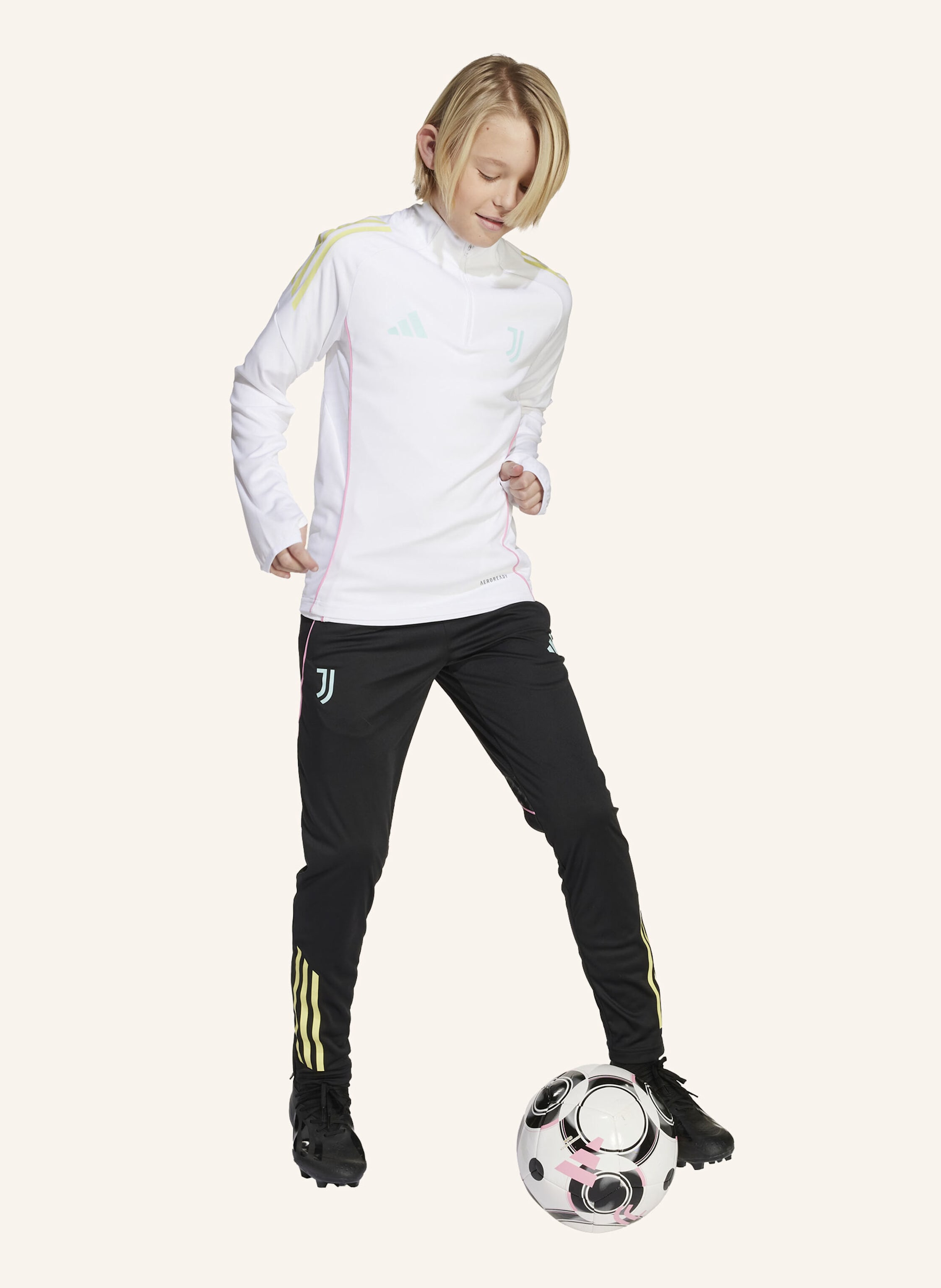 Thumbnail - Adidas Juventus Turin Tiro 25 Competition Kids Trainingshose schwarz