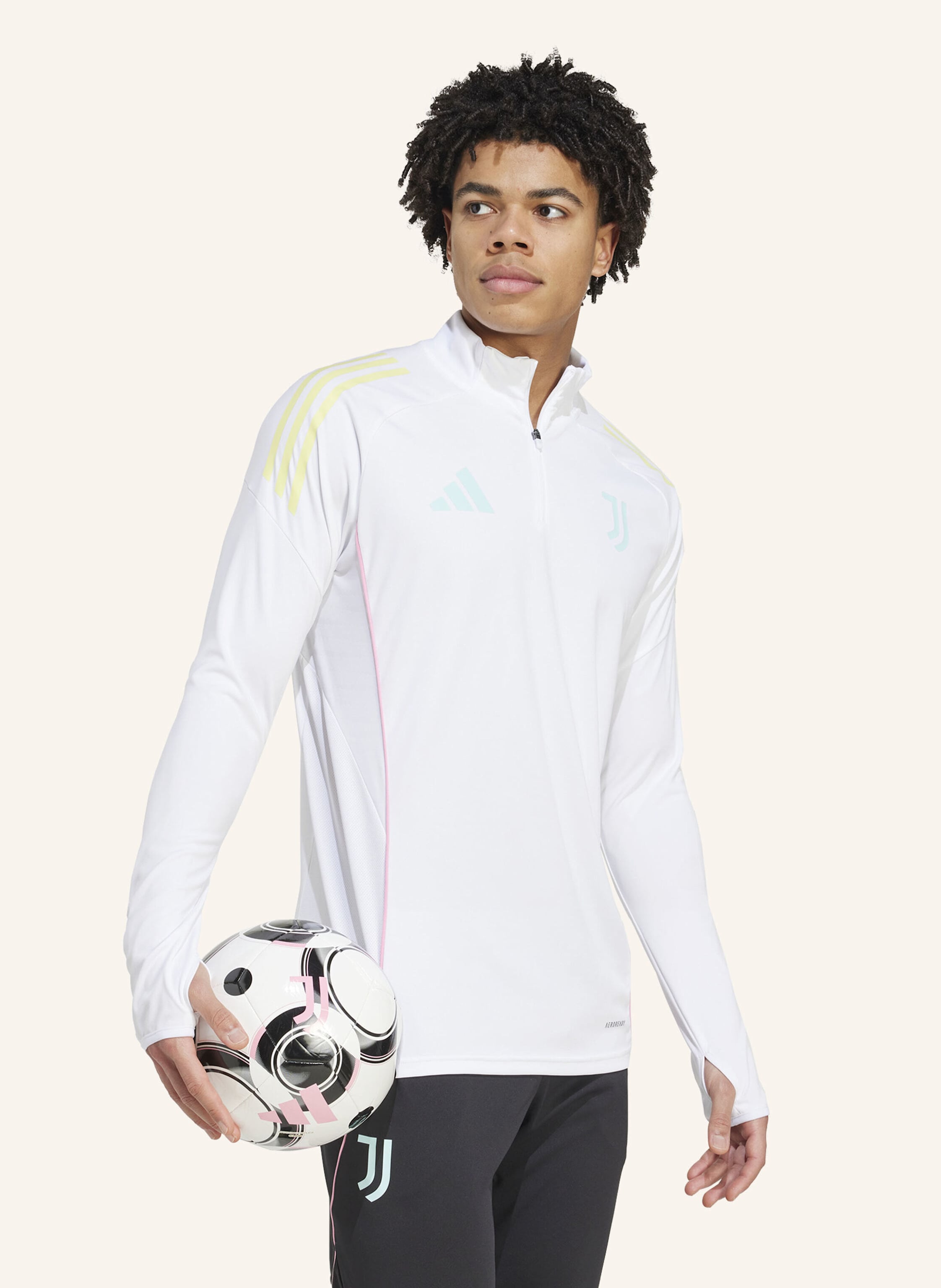 Thumbnail - Adidas Juventus Turin Tiro 25 Competition Trainingstop weiss