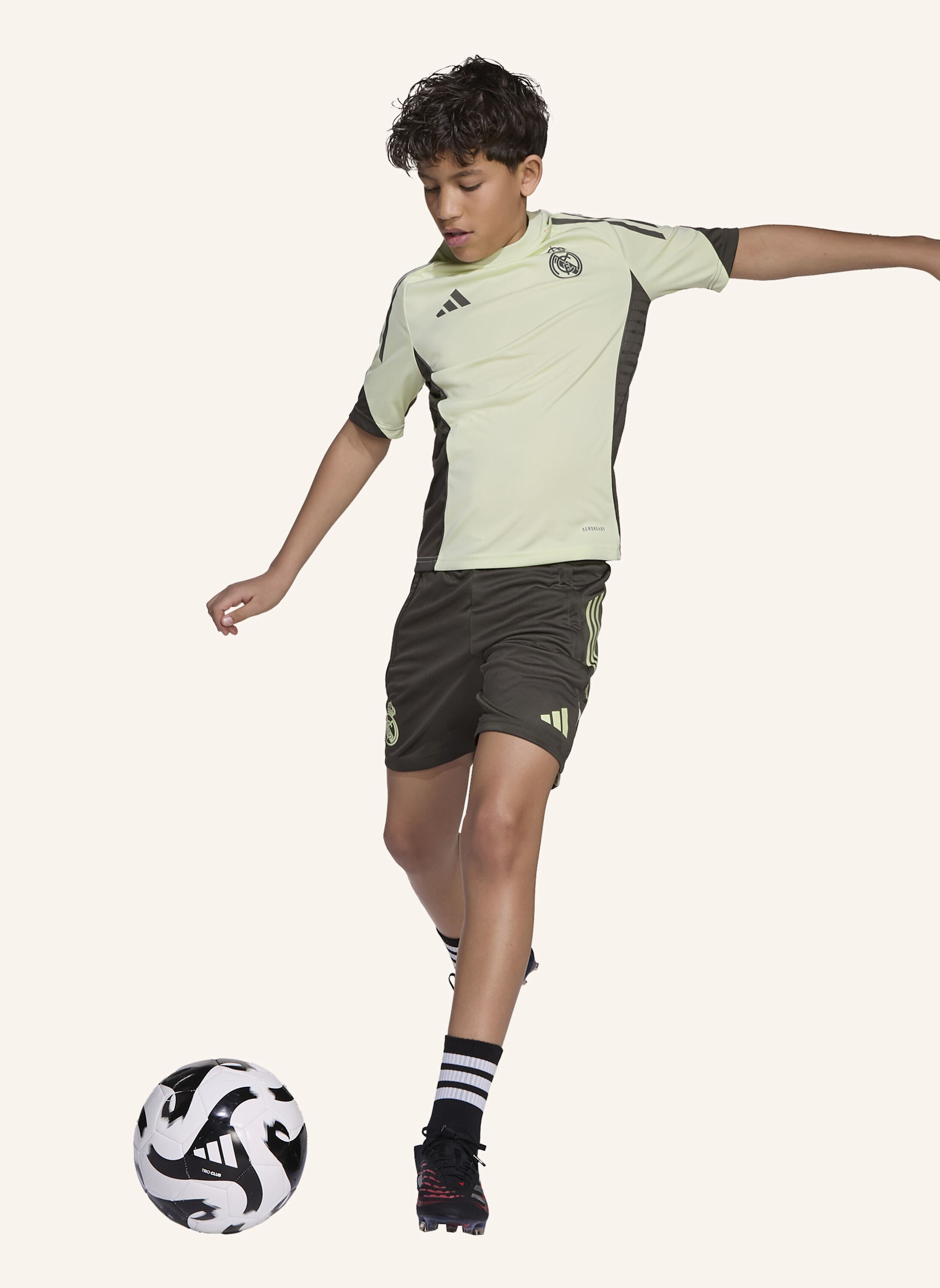 Thumbnail - Adidas Real Madrid Tiro 25 Competition Kids Trainingstrikot gruen