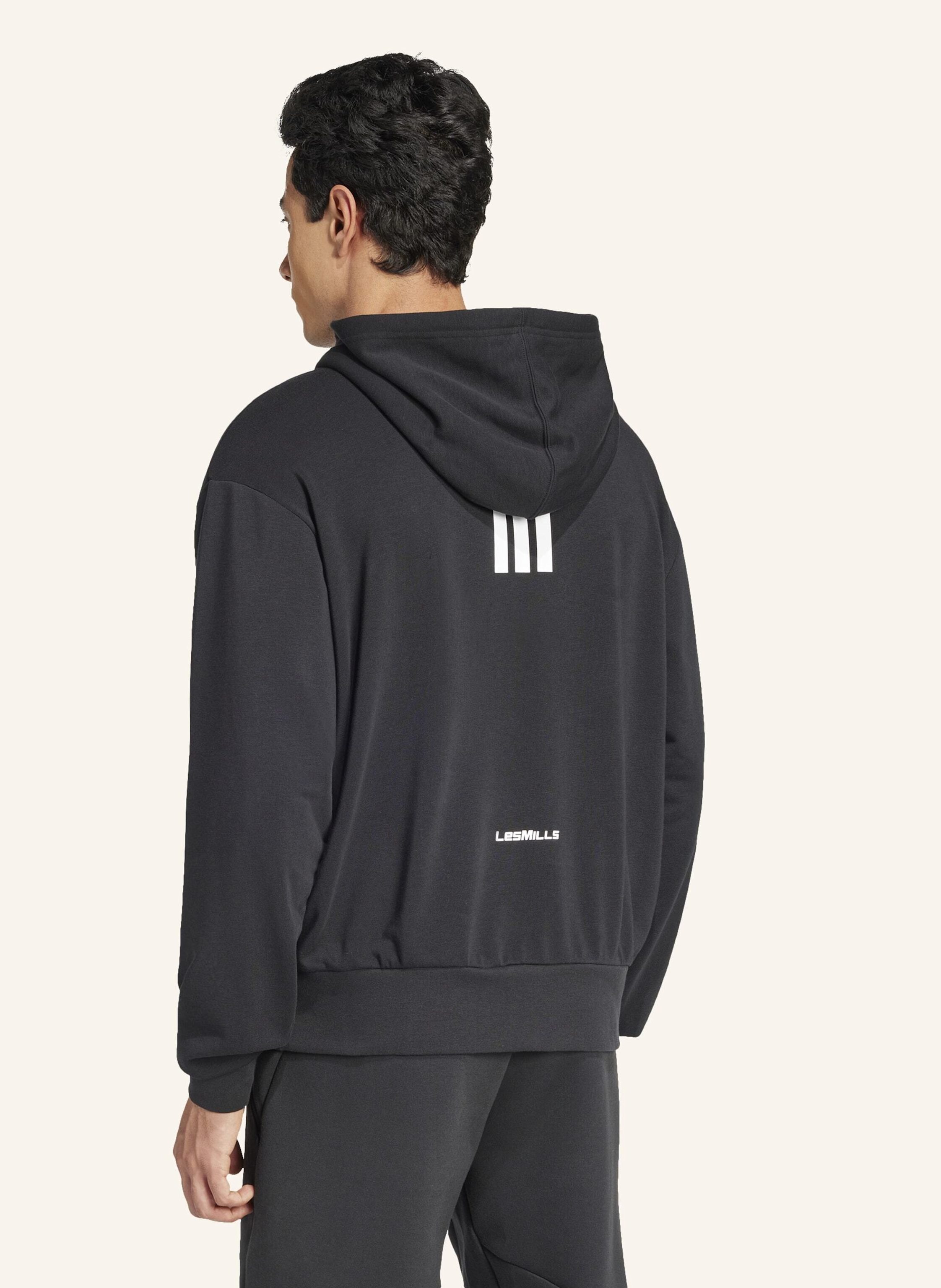 Thumbnail - Adidas Les Mills Graphic Hoodie schwarz