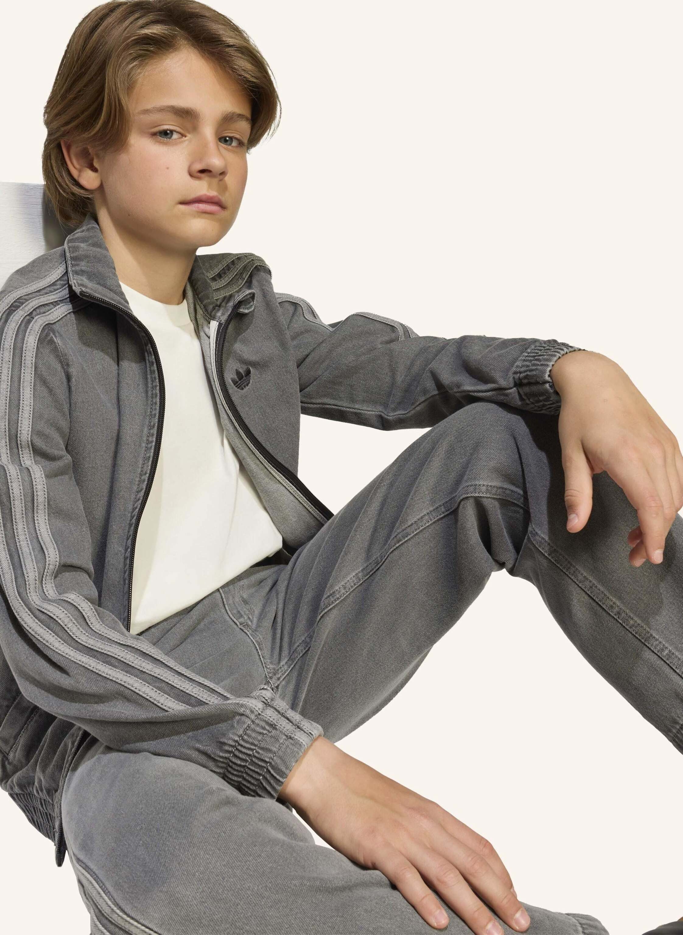 Thumbnail - Adidas Originals Firebird Track Top Denim grau
