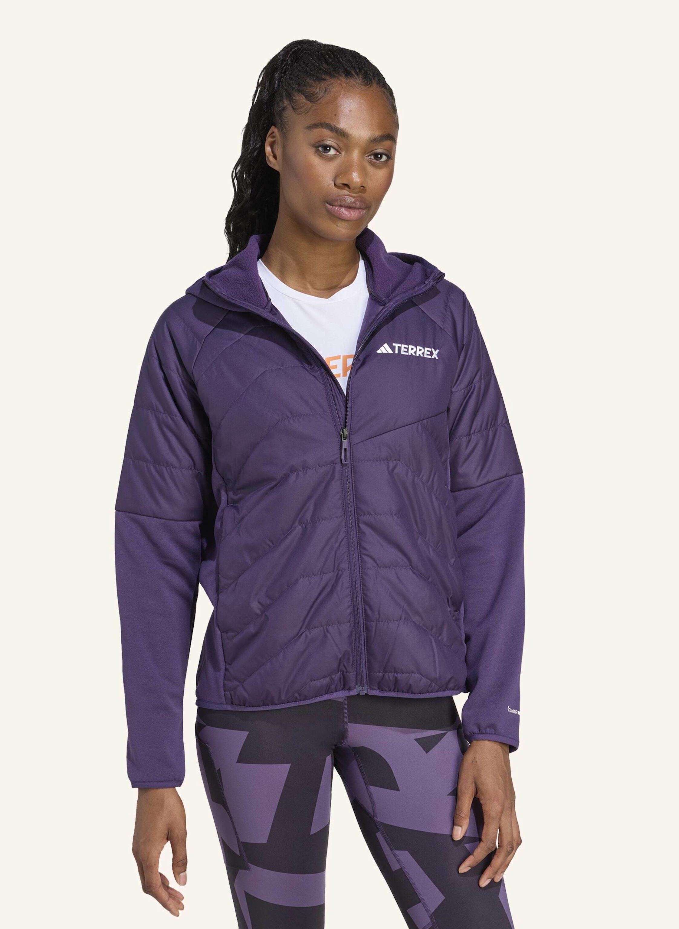 Thumbnail - Adidas Terrex Terrex Multi Climawarm Isolierende Hybrid-Kapuzenjacke lila