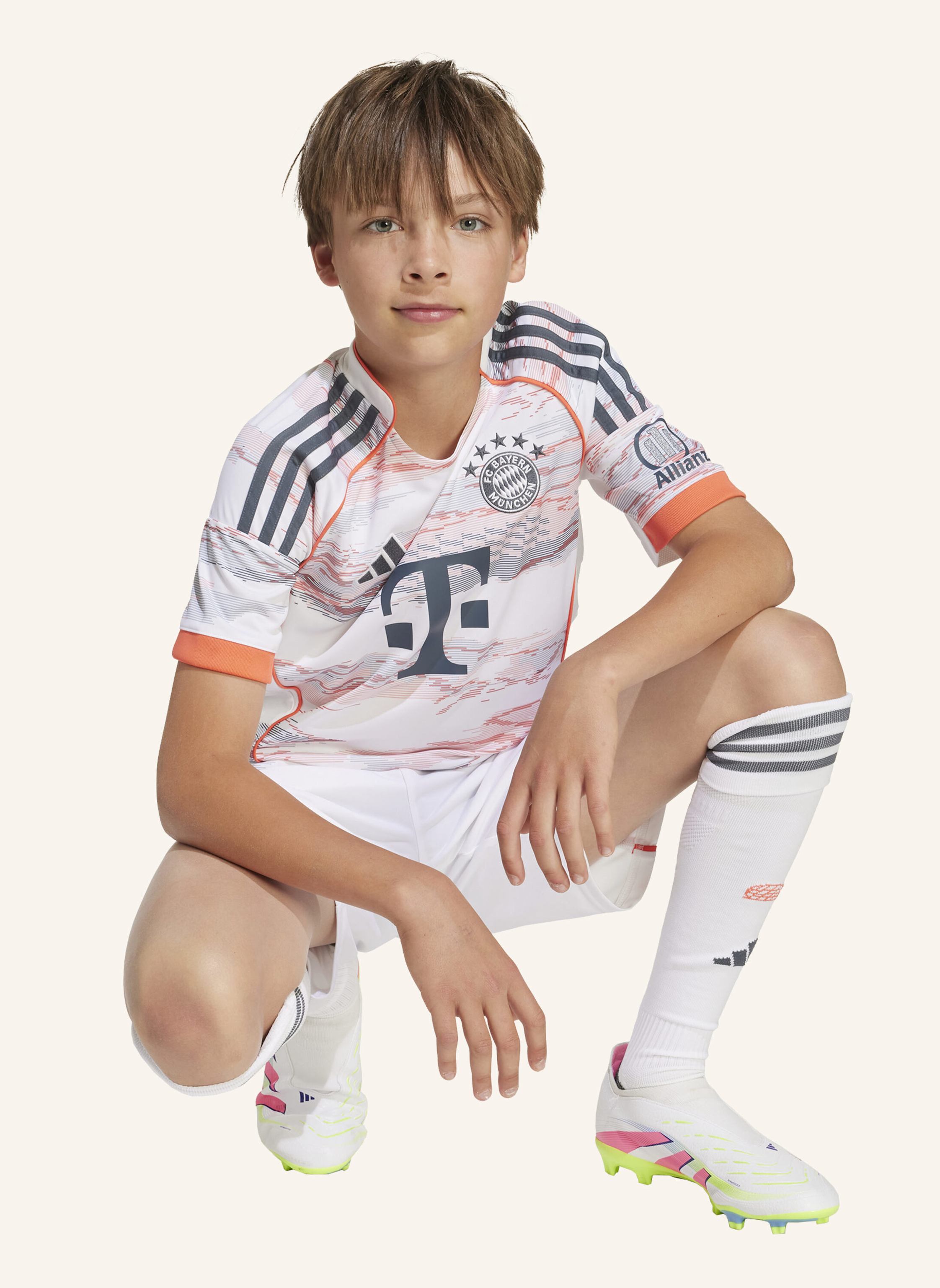 Thumbnail - Adidas Fc Bayern München 25/26 Kids Auswärtstrikot weiss