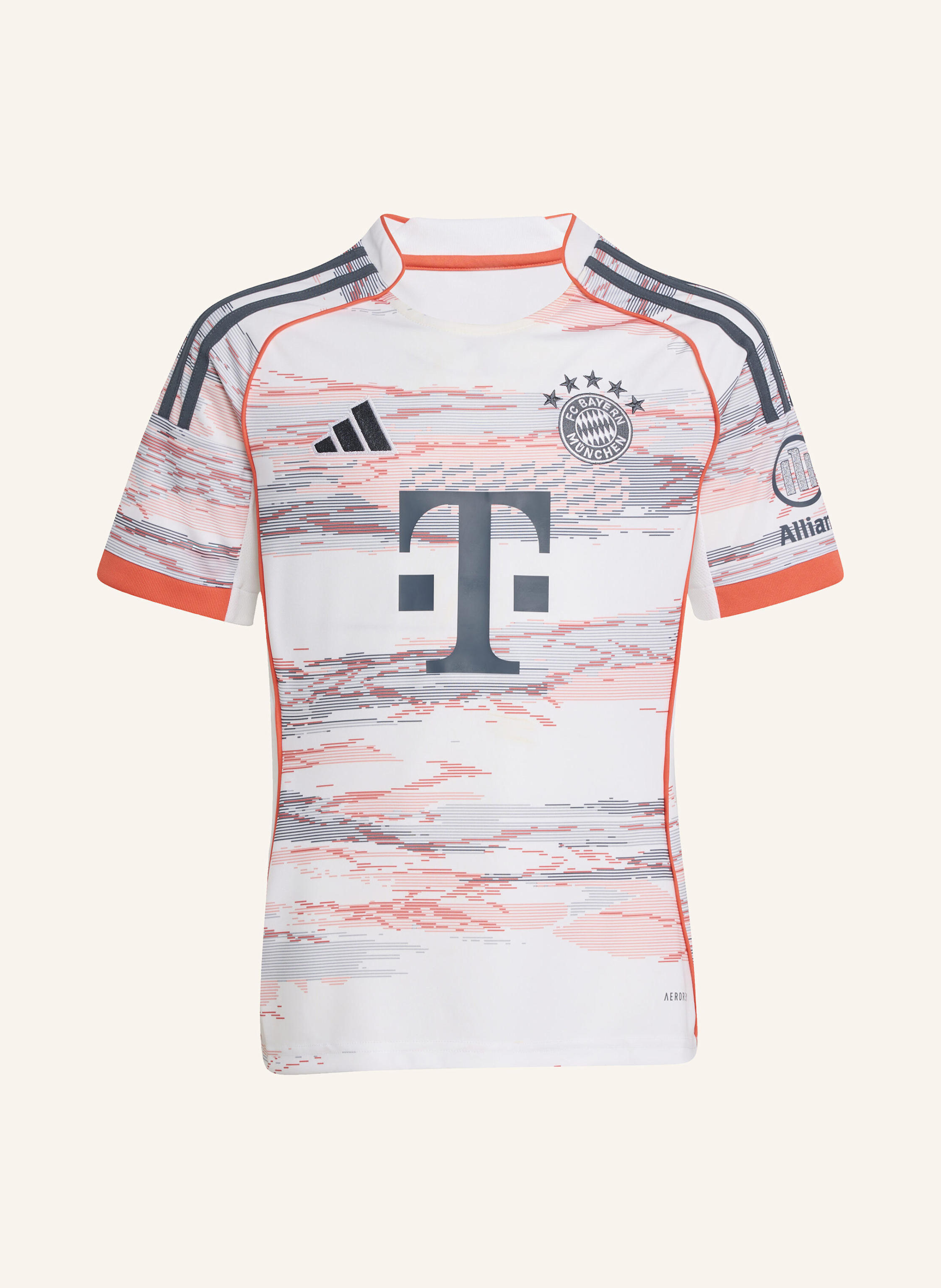 Adidas Fc Bayern München 25/26 Kids Auswärtstrikot weiss
