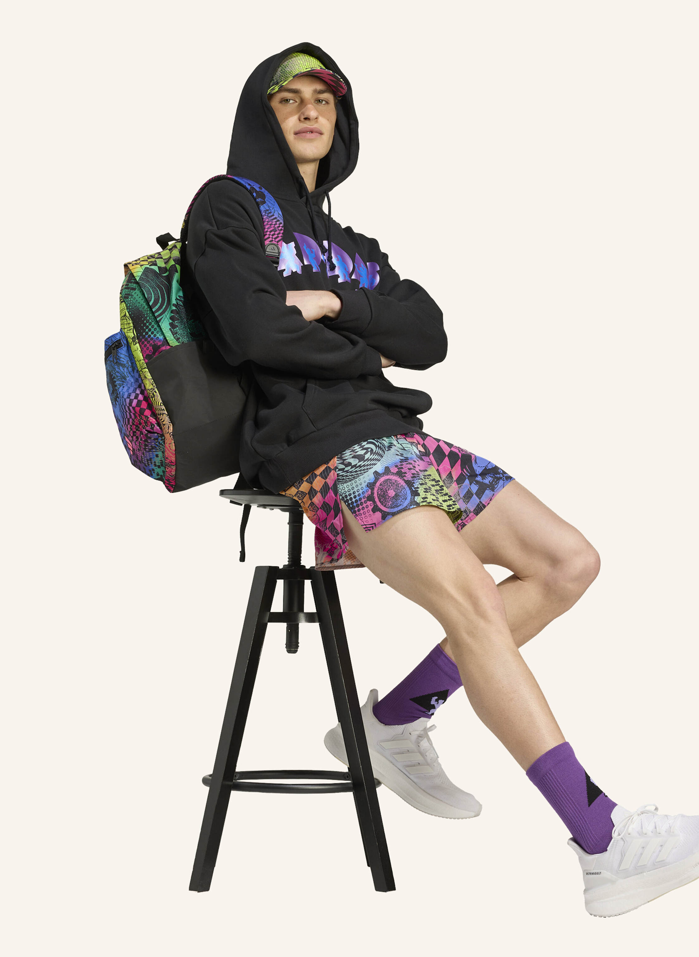 Thumbnail - Adidas Adidas X Jeremy Scott Hoodie schwarz