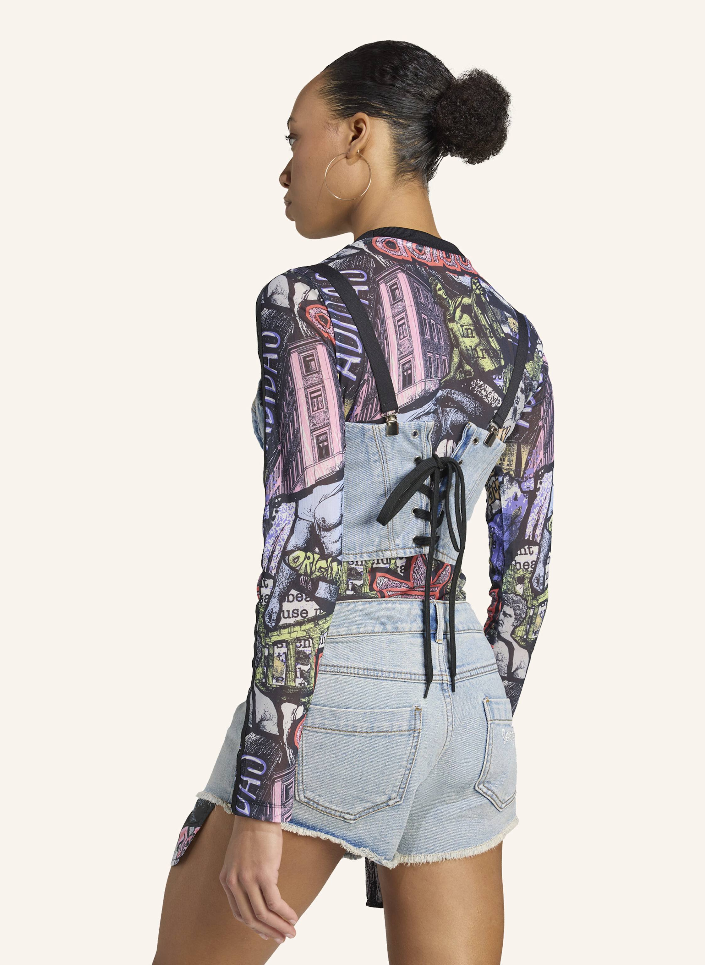 Thumbnail - Adidas Originals Adidas X Jeremy Scott Denim-Bustier blau