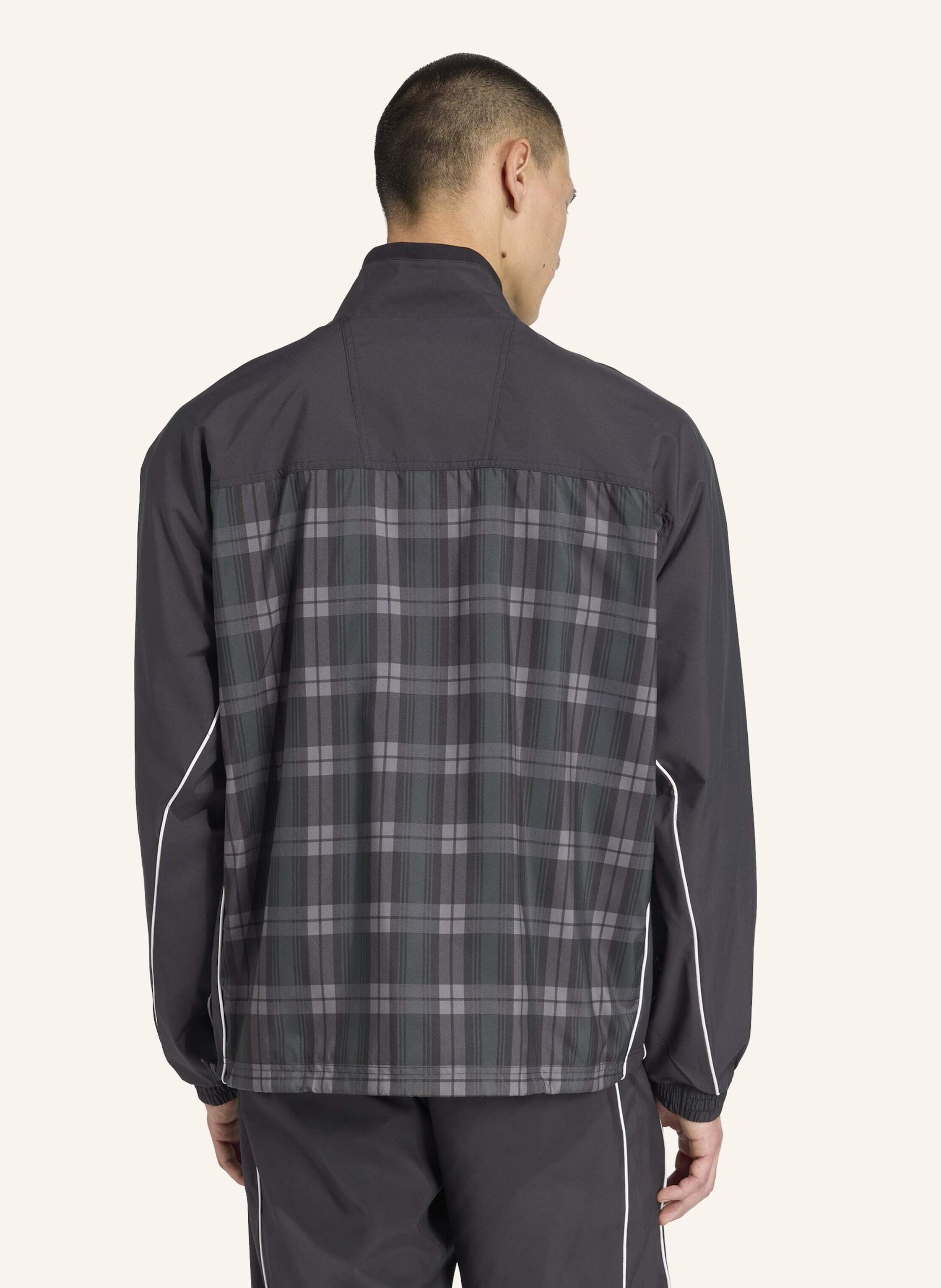 Thumbnail - Adidas Originals Tartan Loose Trainingsjacke schwarz