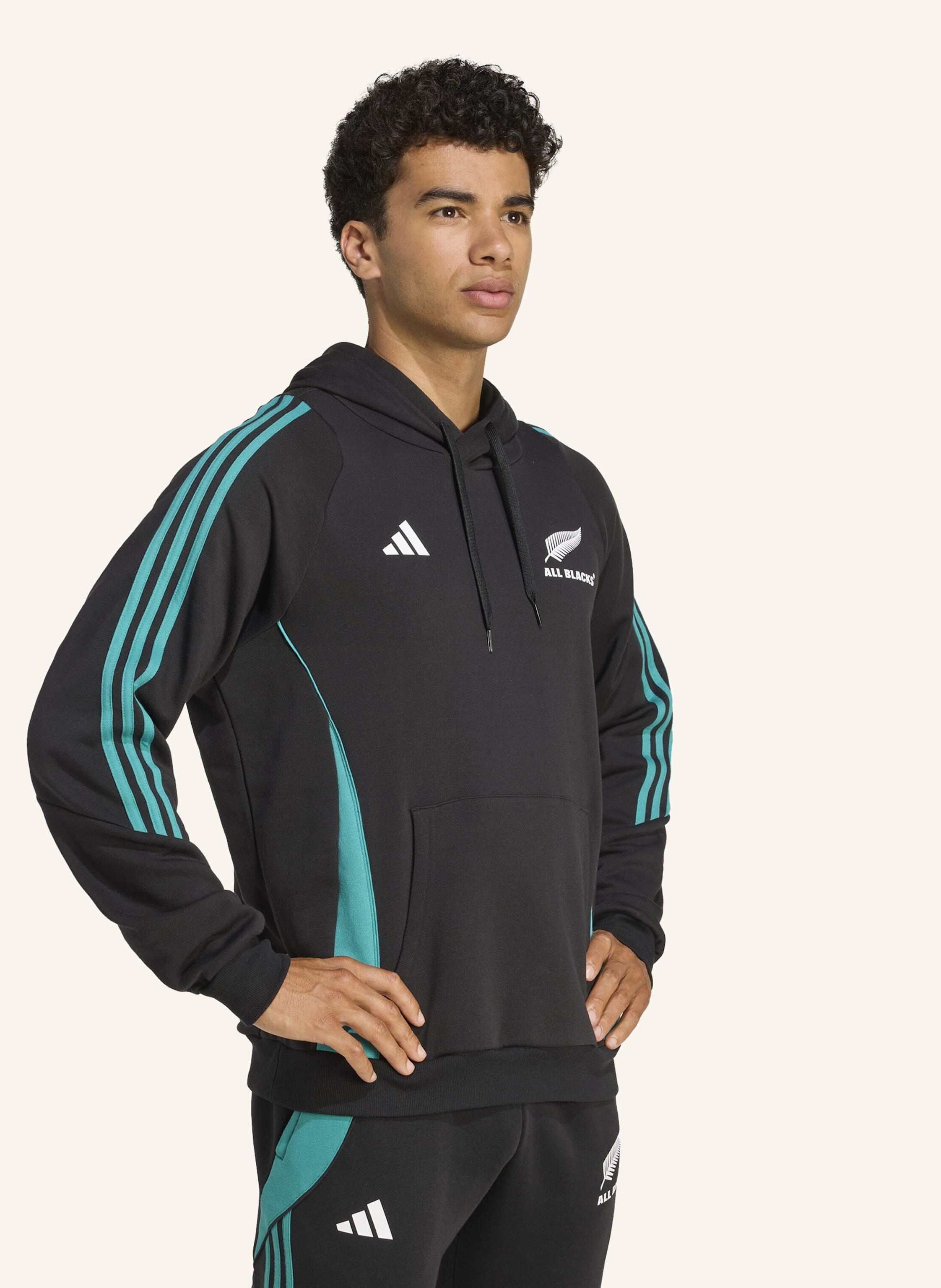 Thumbnail - Adidas All Blacks Kapuzenjacke schwarz