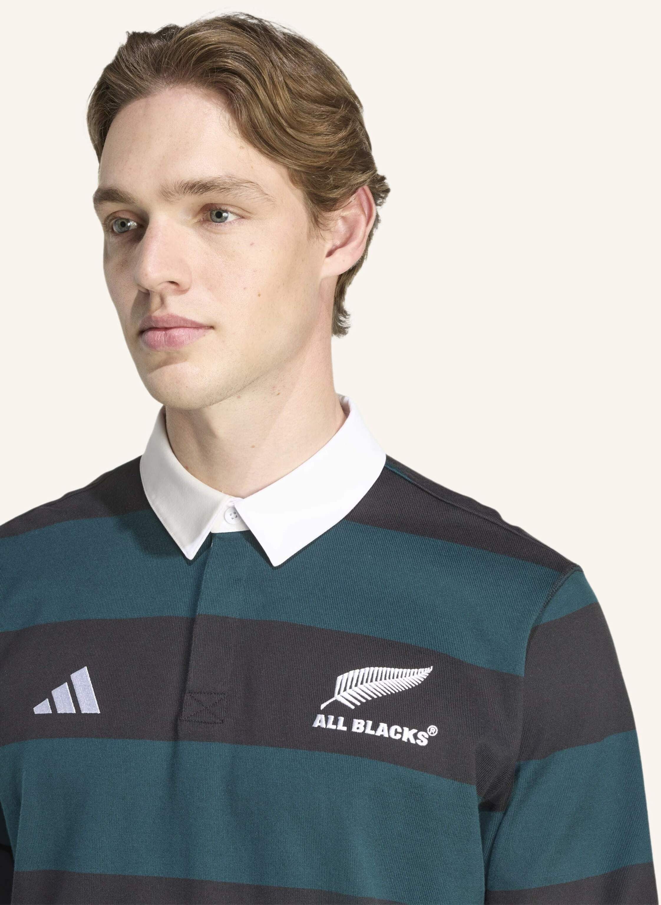 Thumbnail - Adidas All Blacks Heritage Poloshirt schwarz
