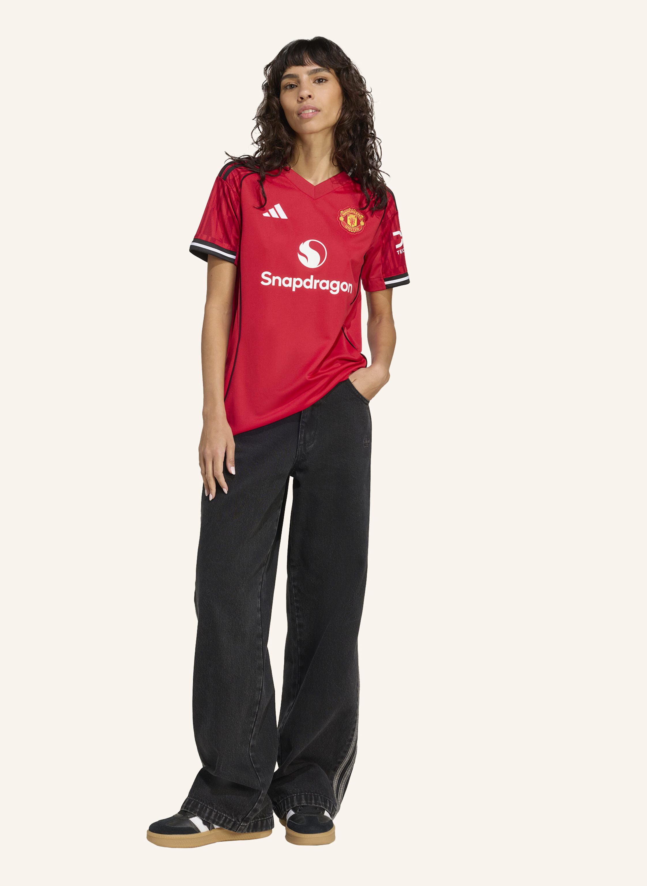 Thumbnail - Adidas Manchester United 25/26 Heimtrikot rot