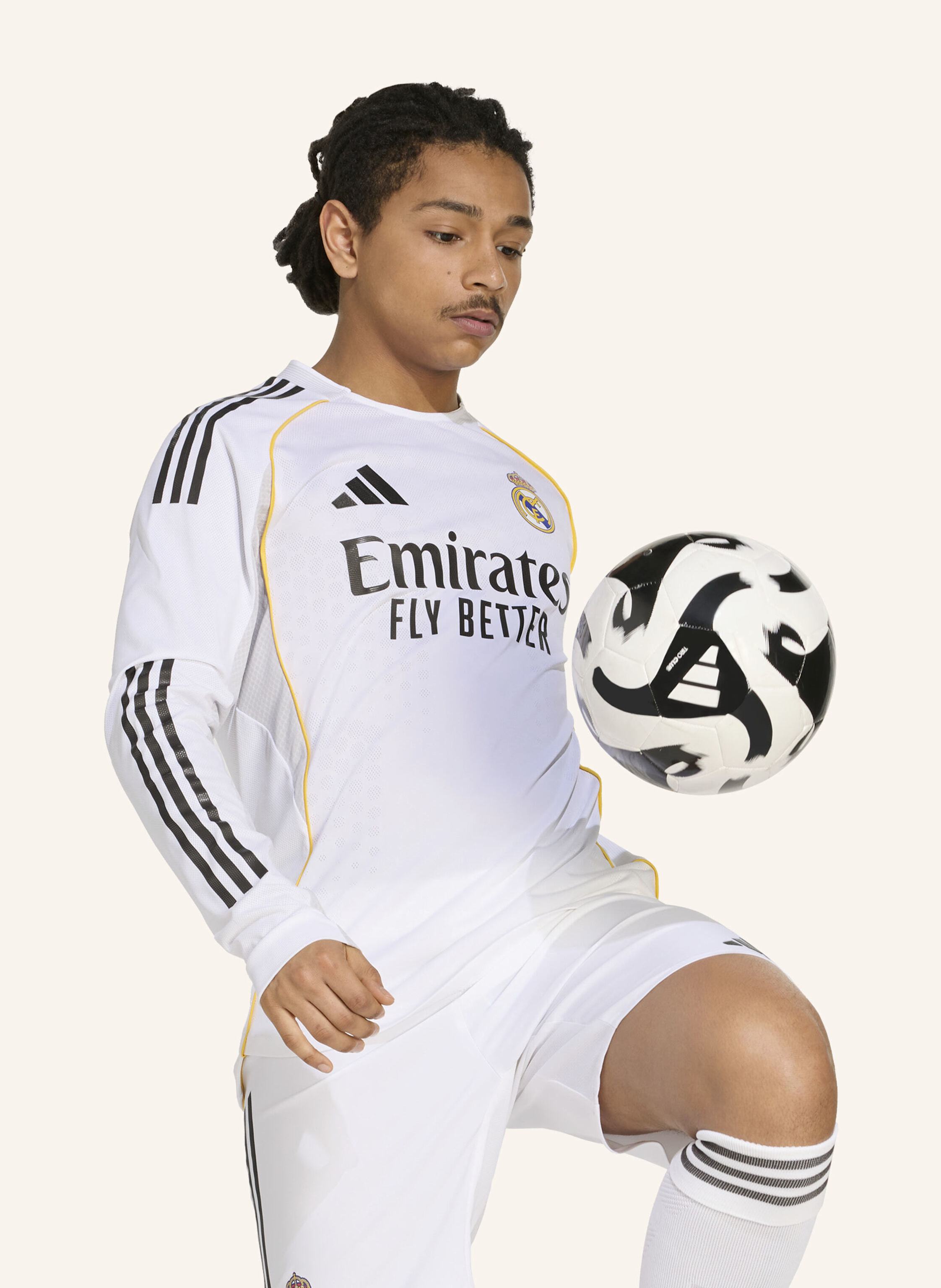 Thumbnail - Adidas Real Madrid 25/26 Authentic Heimtrikot, Langärmlig weiss