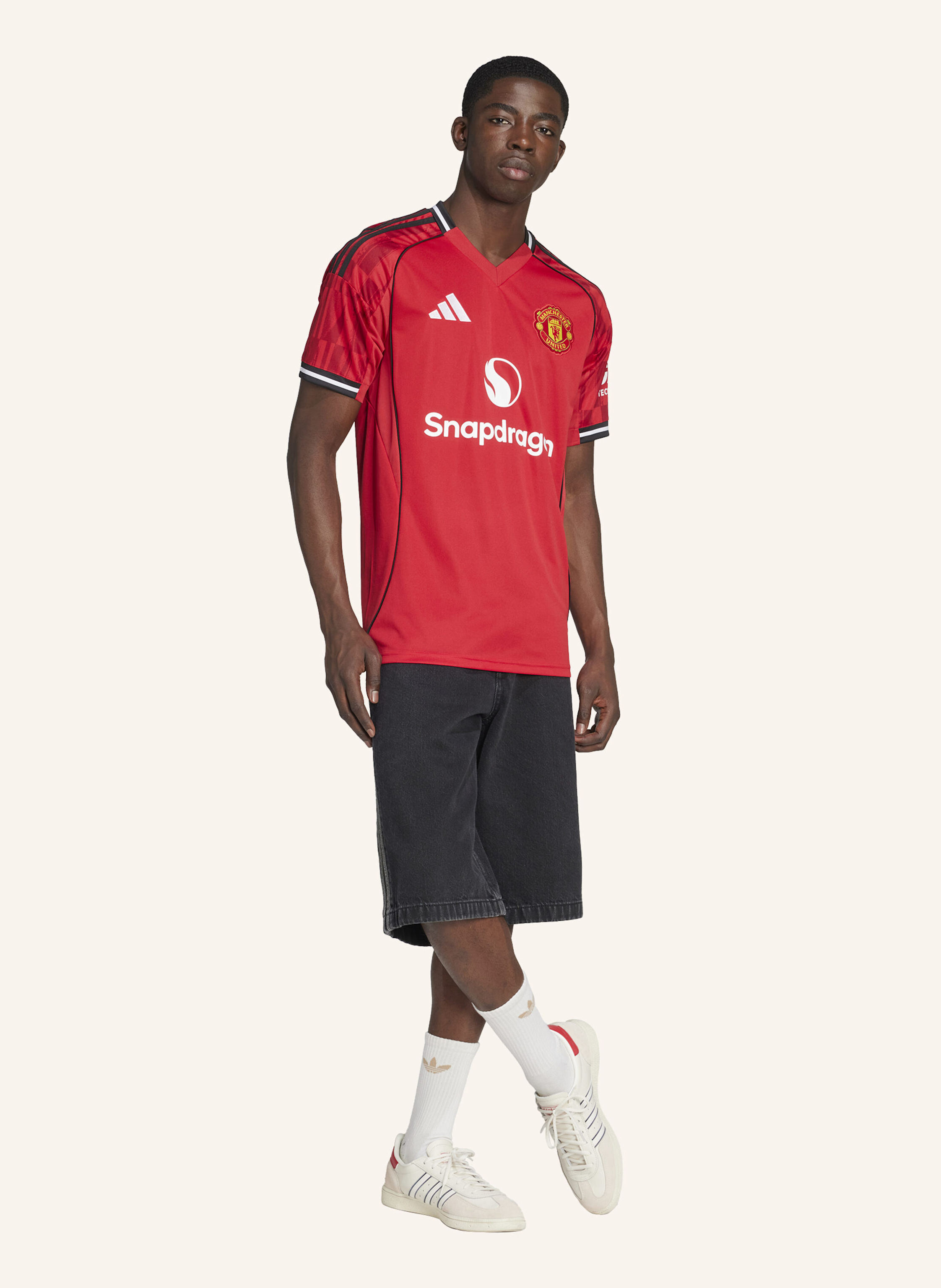 Thumbnail - Adidas Manchester United 25/26 Heimtrikot rot