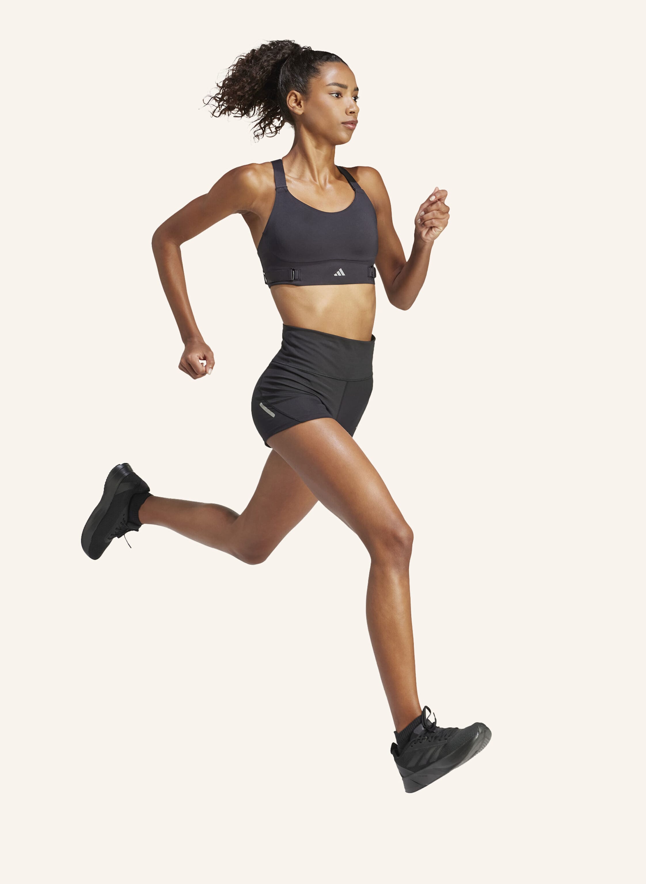 Thumbnail - Adidas Sport-Bh Fastimpact Luxe Run schwarz