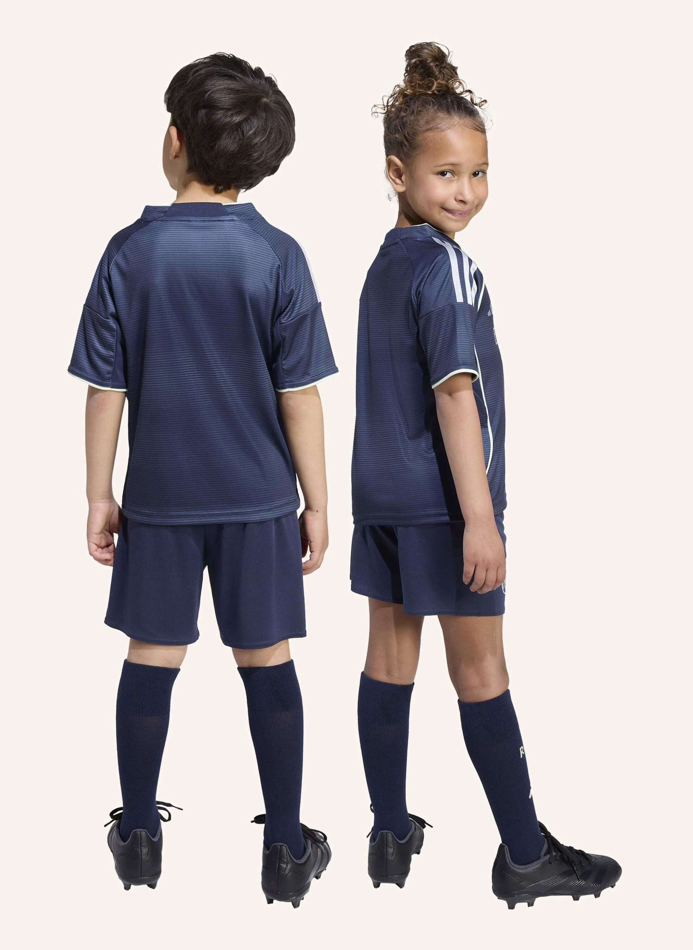 Thumbnail - Adidas Real Madrid 25/26 Away Kids Mini Kit blau