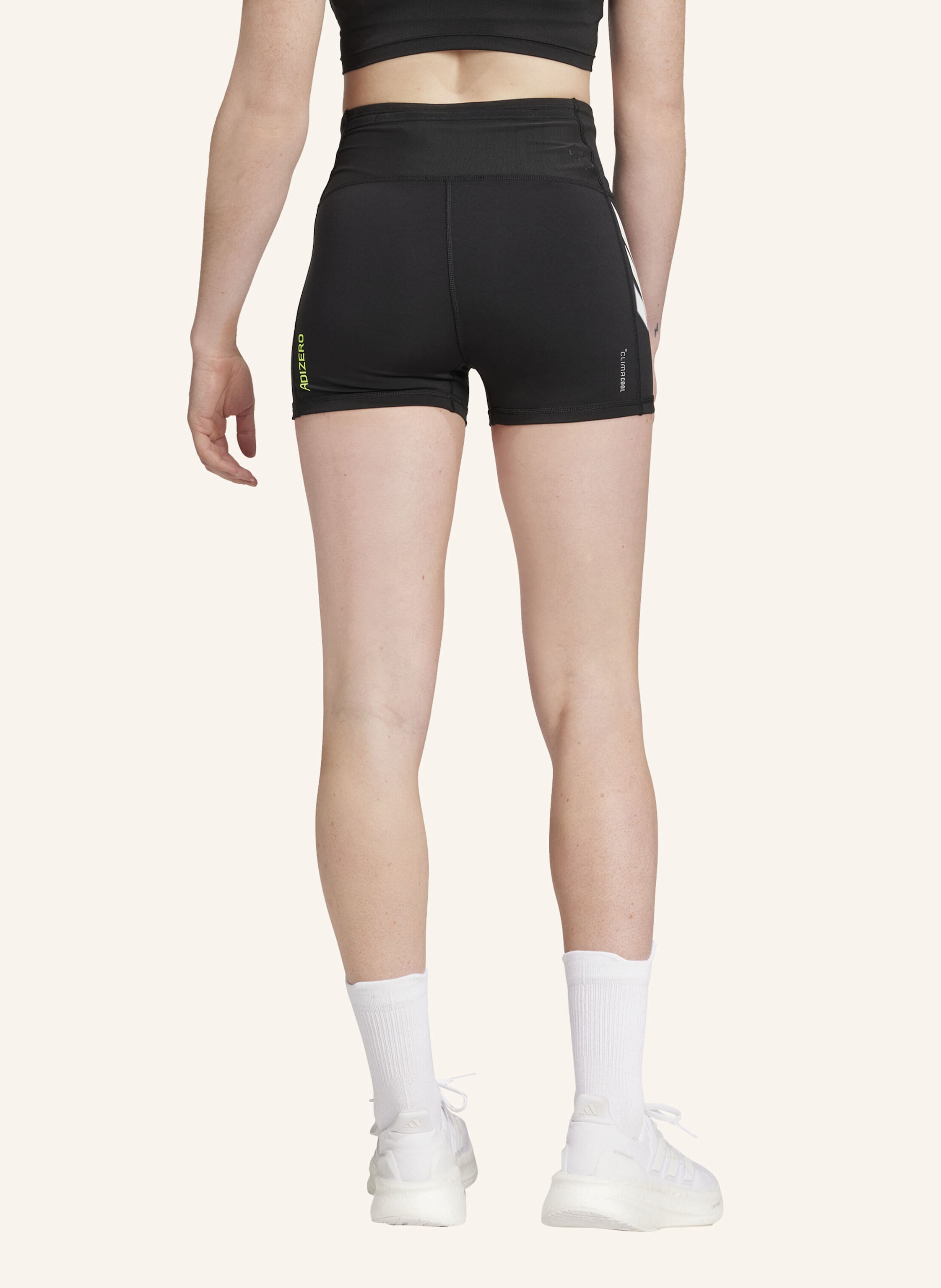 Thumbnail - Adidas Adizero Archive Running Kurze Laufleggings schwarz