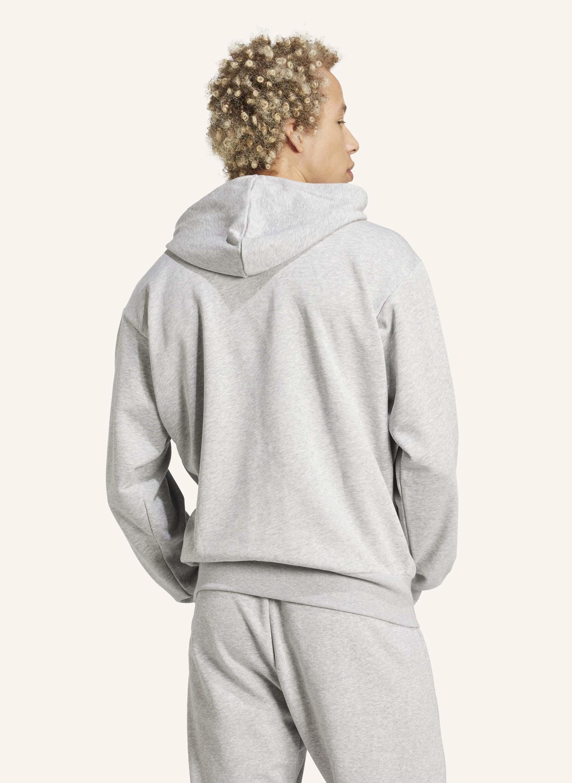 Thumbnail - Adidas Essentials Big Logo French Terry Hoodie grau