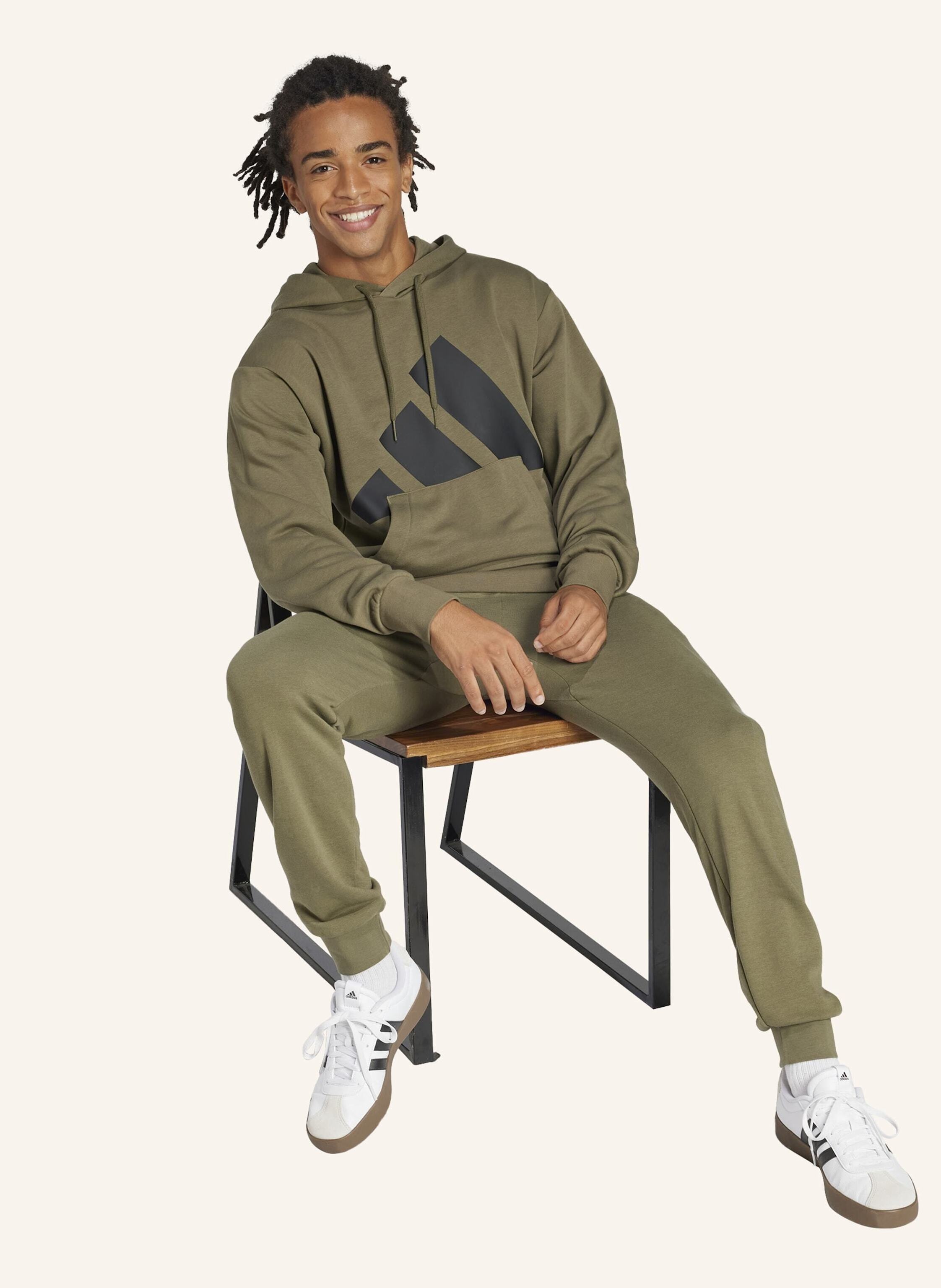 Thumbnail - Adidas Essentials Big Logo French Terry Hoodie gruen