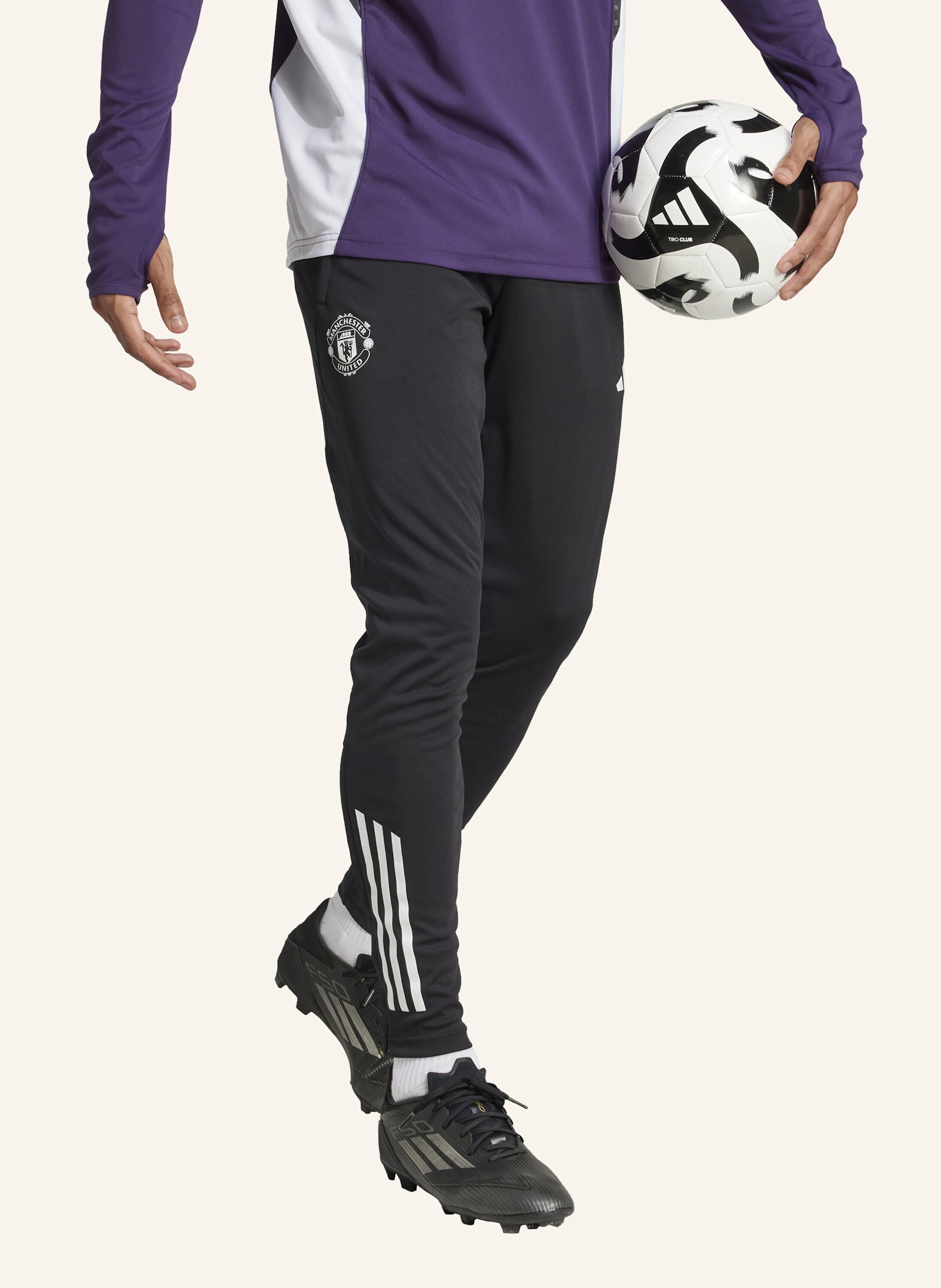 Thumbnail - Adidas Manchester United Tiro 25 Competition Trainingshose schwarz