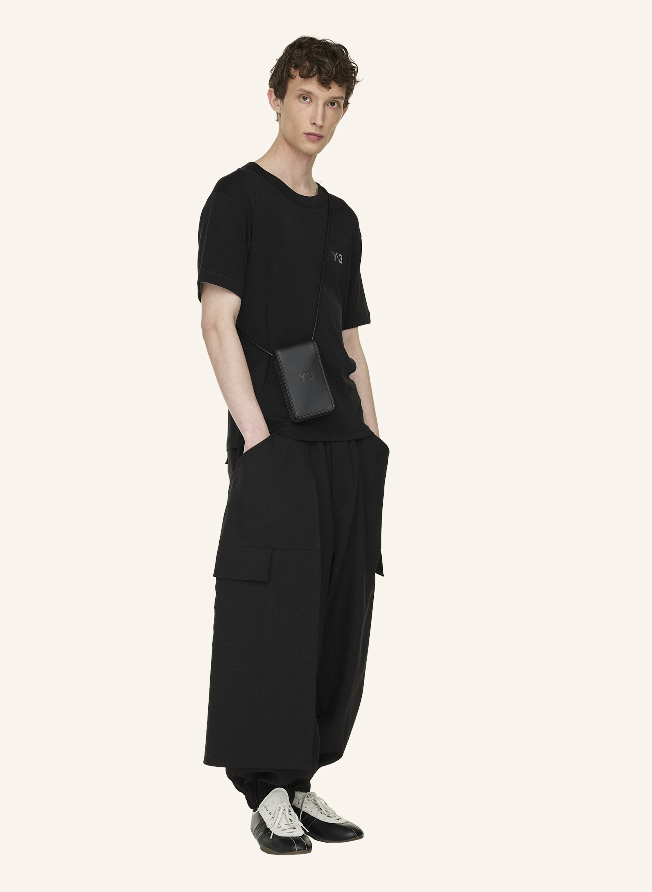 Thumbnail - Y-3 Y-3 T-Shirt, Schmale Passform schwarz