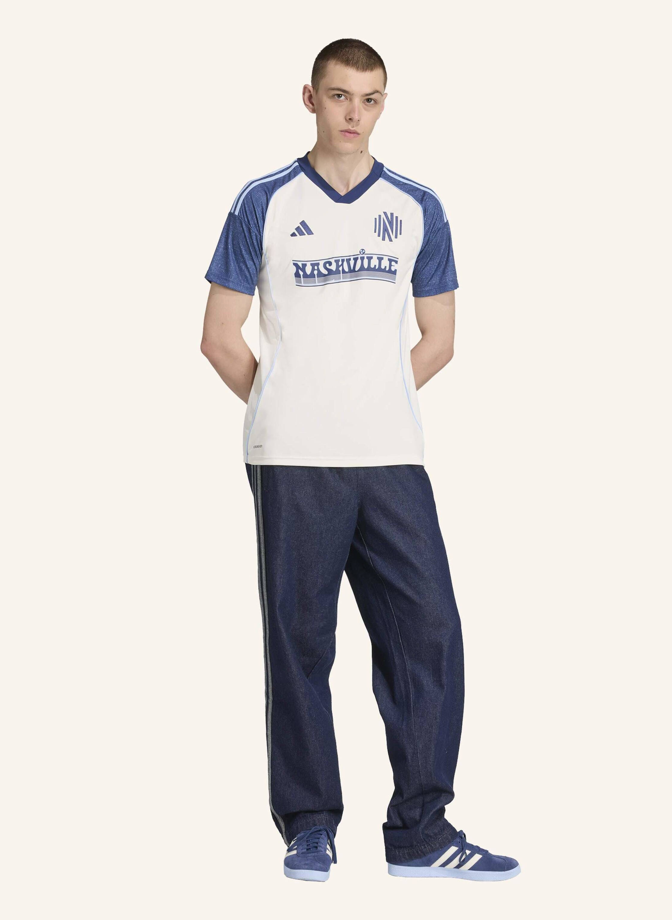 Thumbnail - Adidas Nashville Sc 25/26 Ausweichtrikot weiss