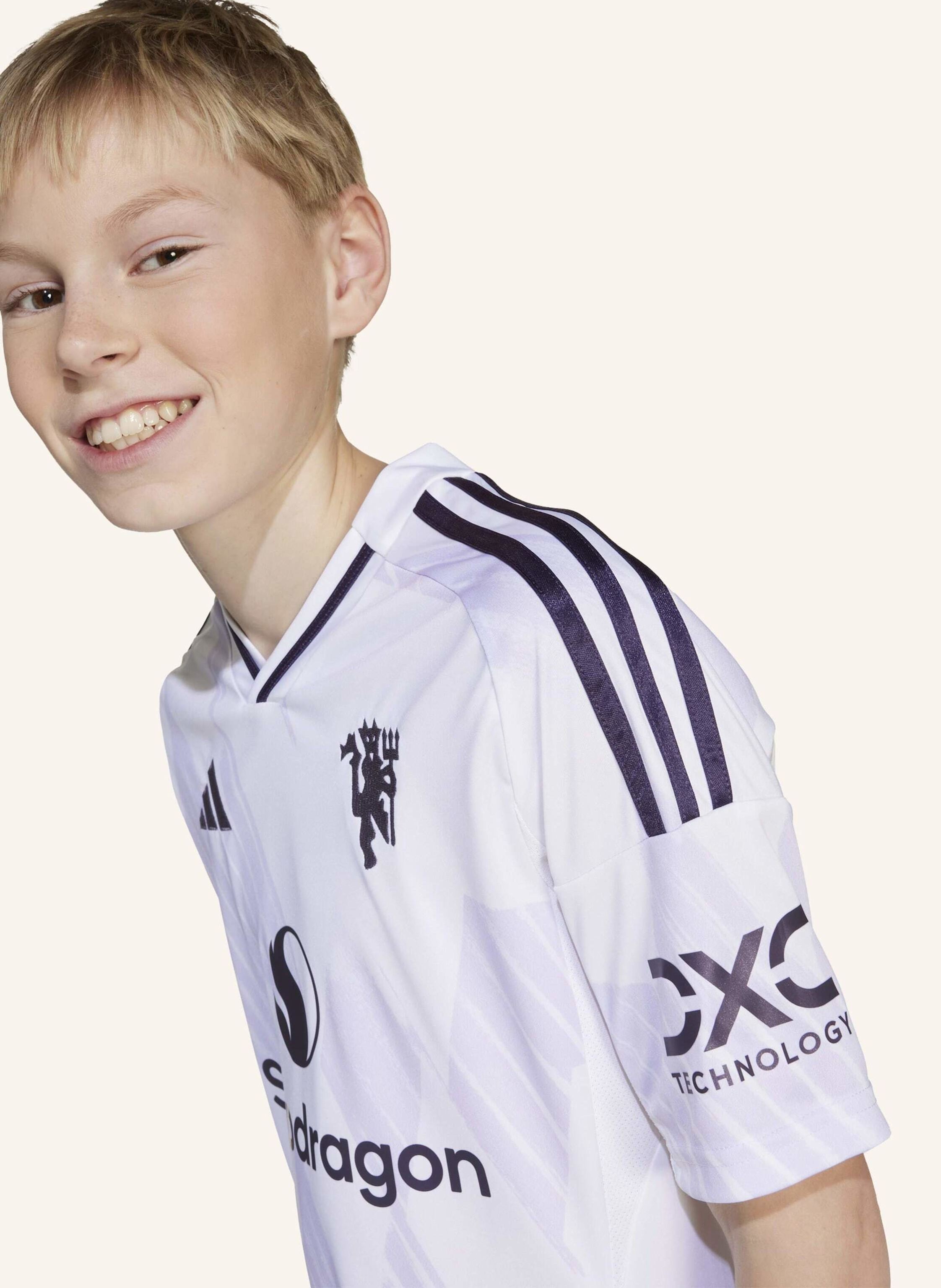Thumbnail - Adidas Manchester United 25/26 Kids Auswärtstrikot weiss