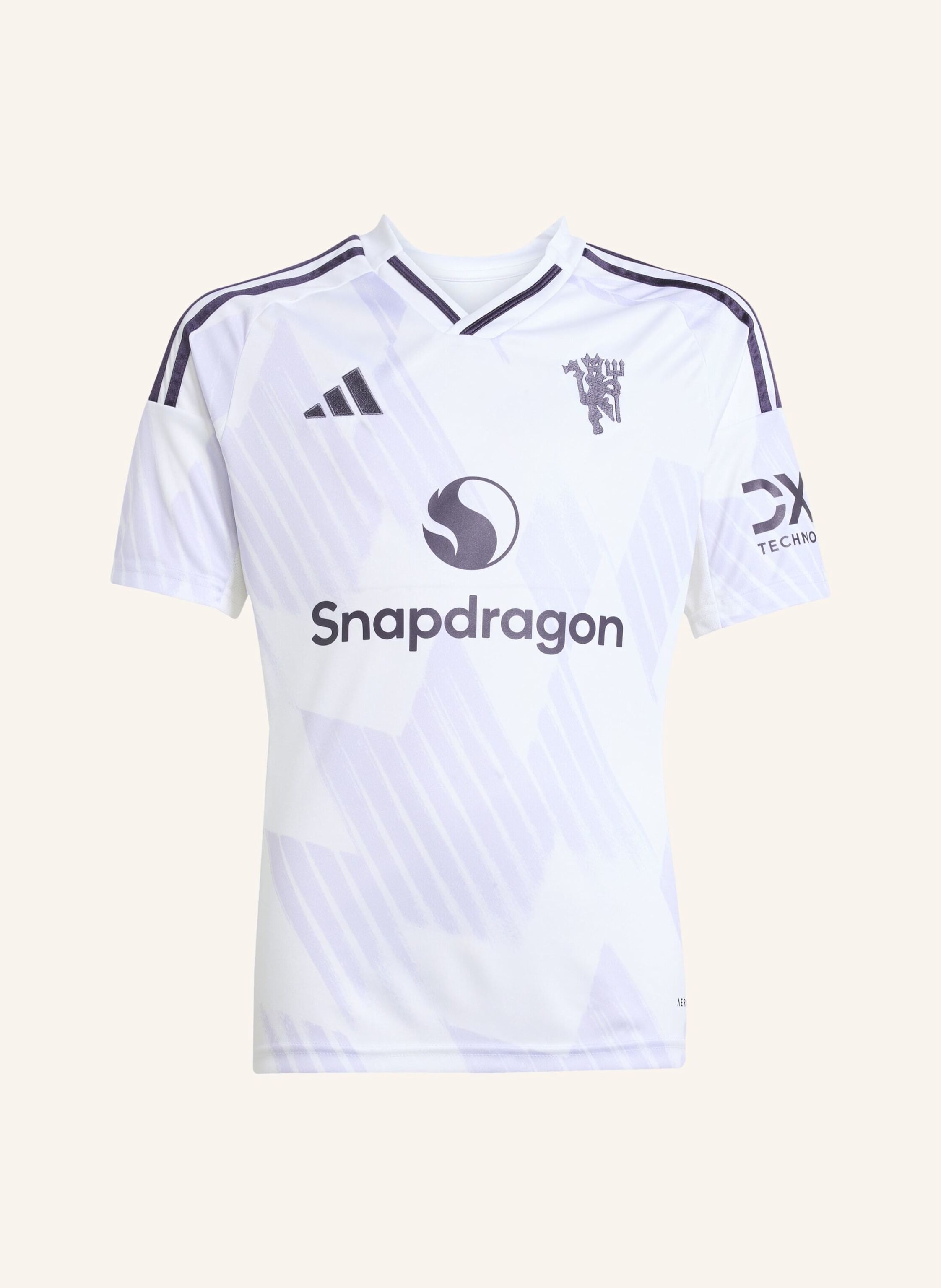 Adidas Manchester United 25/26 Kids Auswärtstrikot weiss