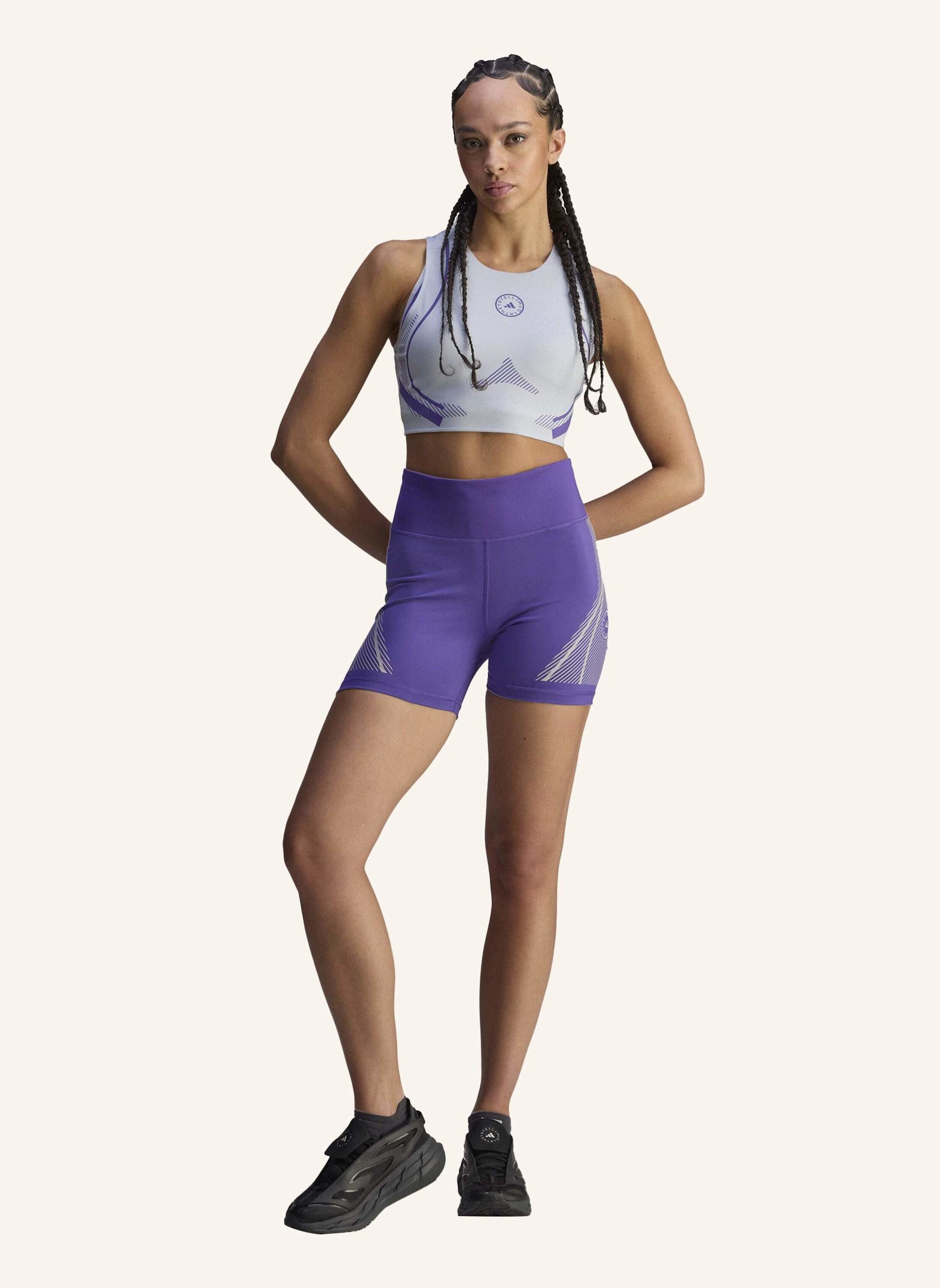 Thumbnail - Adidas By Stella Mccartney Adidas By Stella Mccartney Truepace Running Kurze Leggings lila