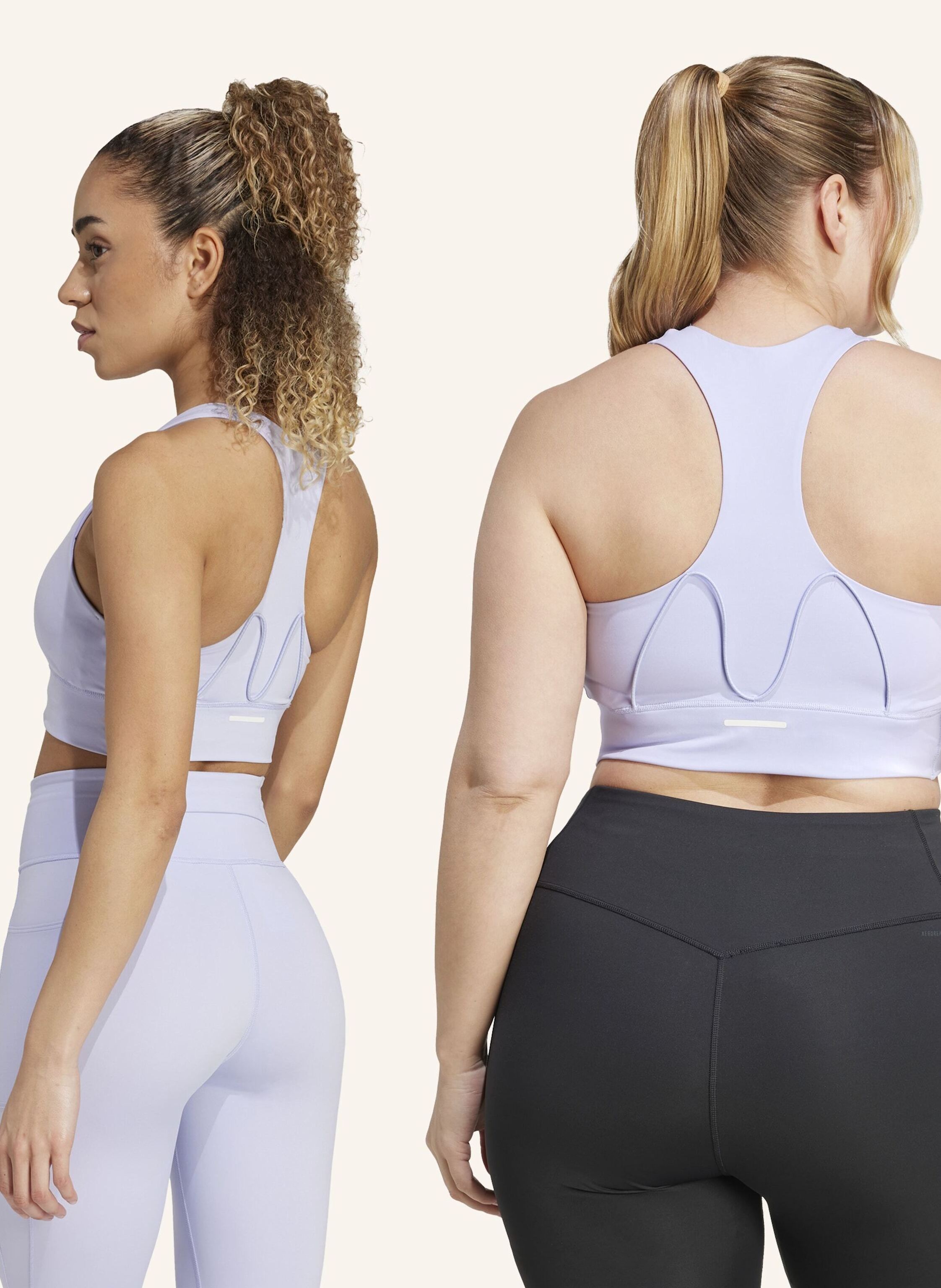 Thumbnail - Adidas Sport-Bh Run Pocket Medium Support lila