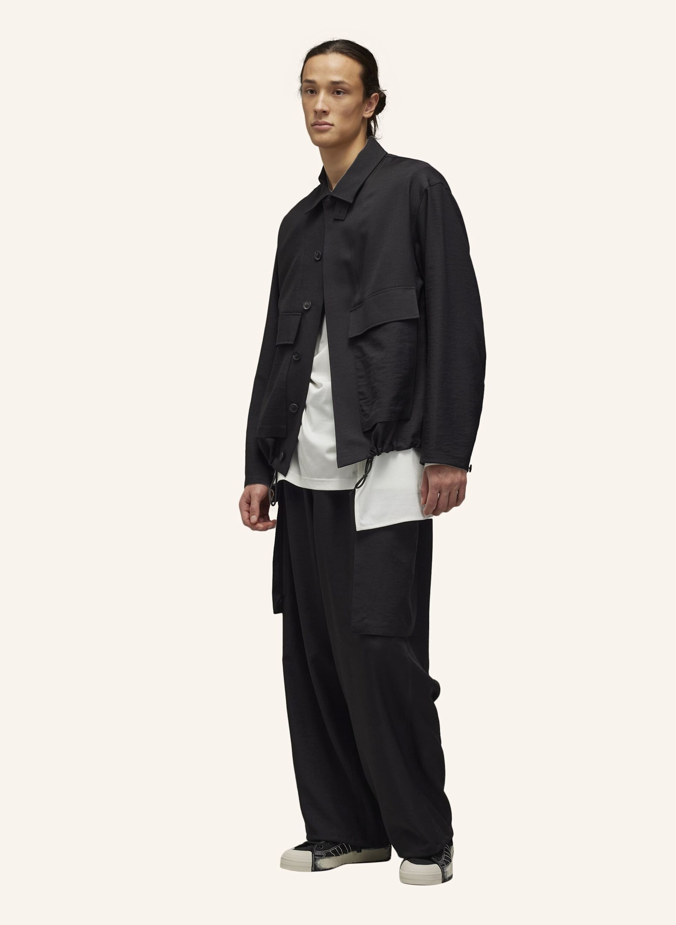 Thumbnail - Y-3 Y-3 Sport Uniform Coach Jacke schwarz