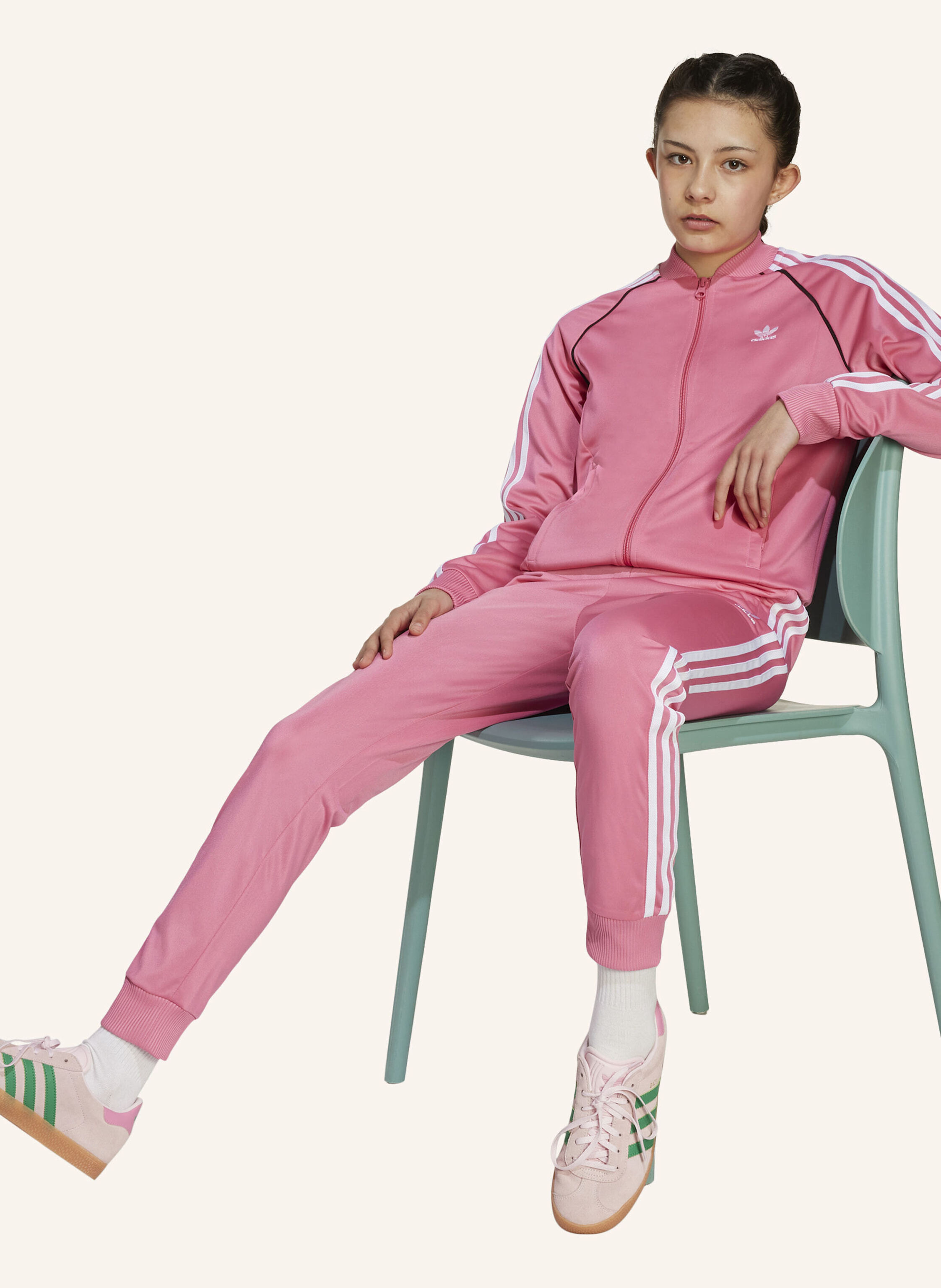 Thumbnail - Adidas Originals Sweatjacke Adicolor Sst pink