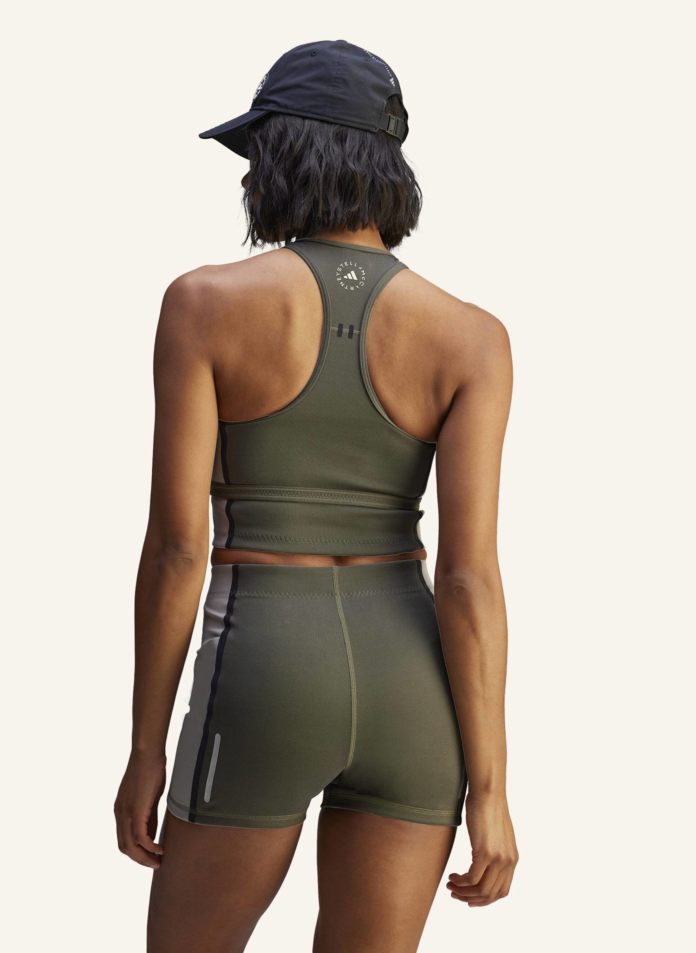 Thumbnail - Adidas By Stella Mccartney Adidas By Stella Mccartney High Neck Crop-Top grau