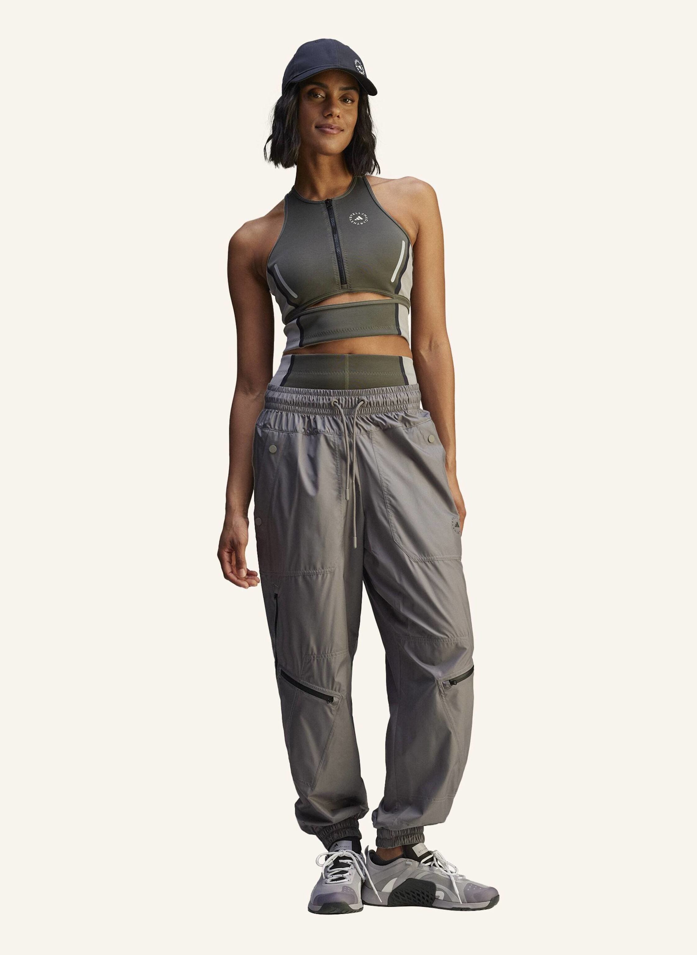 Thumbnail - Adidas By Stella Mccartney Adidas By Stella Mccartney High Neck Crop-Top grau