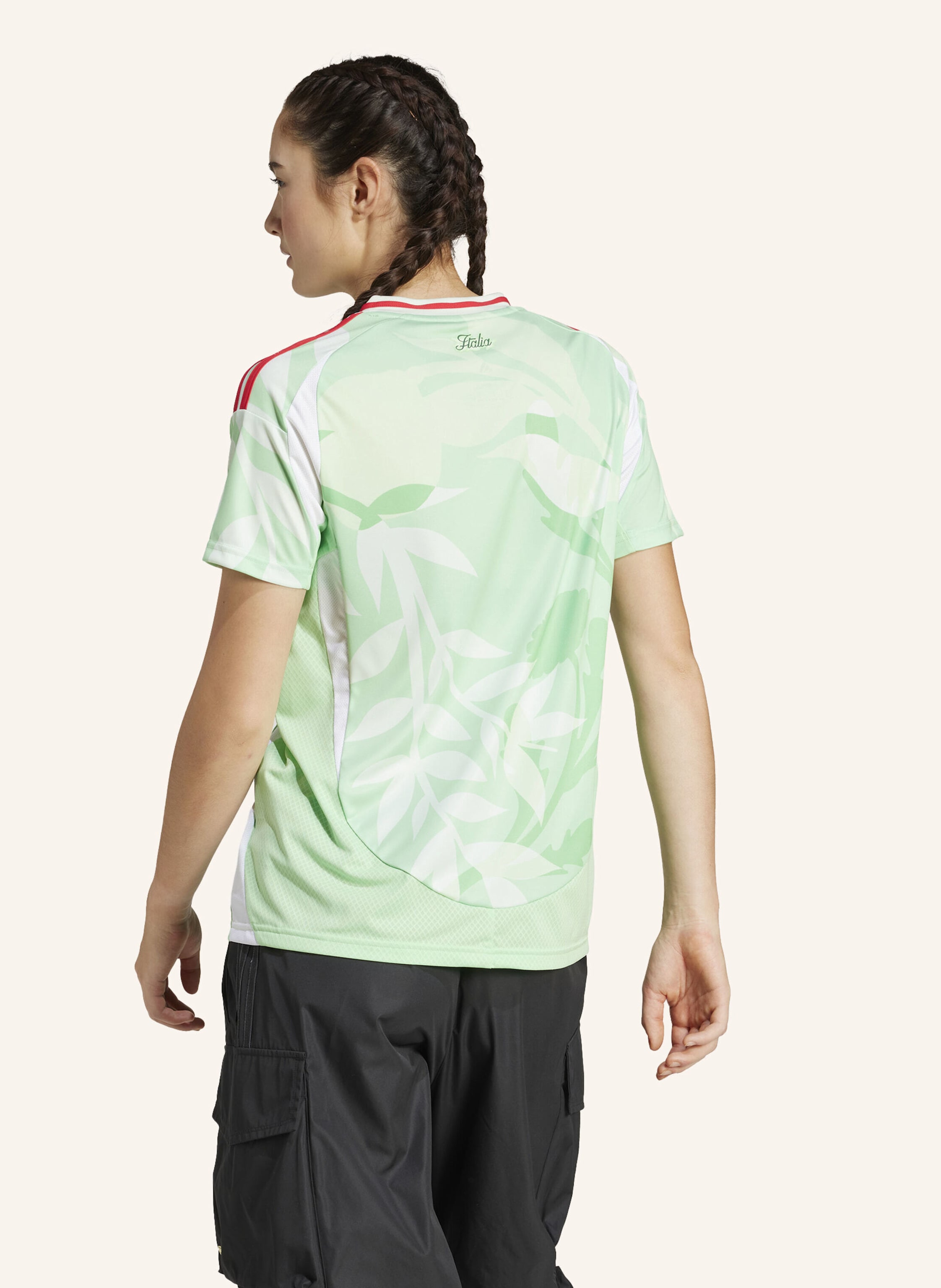 Thumbnail - Adidas Italien 25 (Frauenteam) Auswärtstrikot gruen