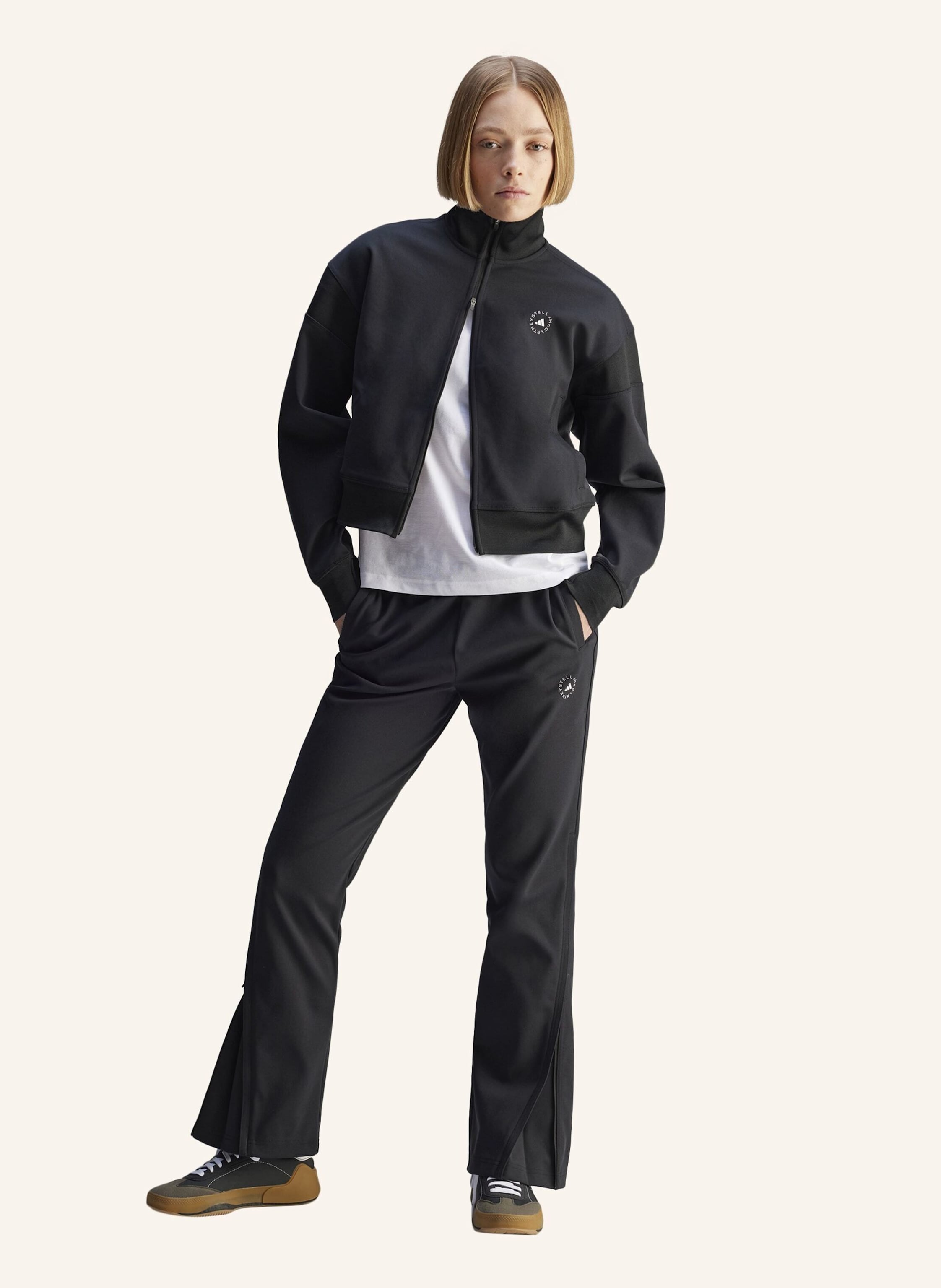 Thumbnail - Adidas By Stella Mccartney Trainingsjacke Asmc Knitted schwarz