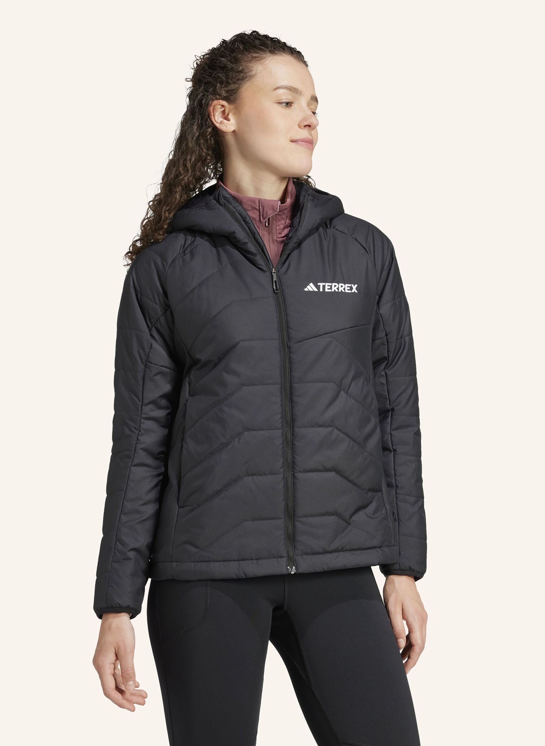 Thumbnail - Adidas Terrex Terrex Multi Synthetic Hooded Isolationsjacke schwarz