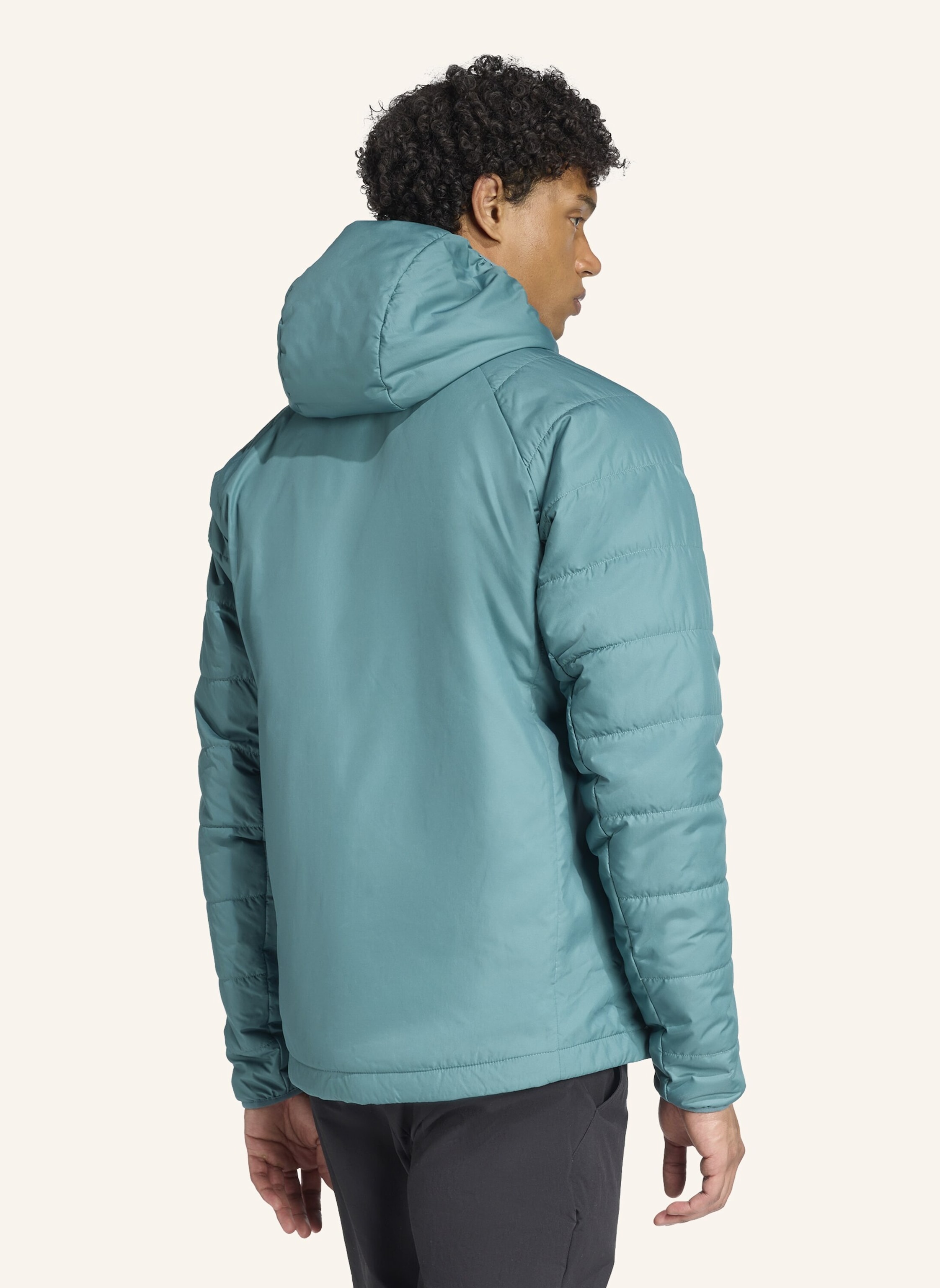 Thumbnail - Adidas Terrex Terrex Multi Synthetic Hooded Isolationsjacke gruen