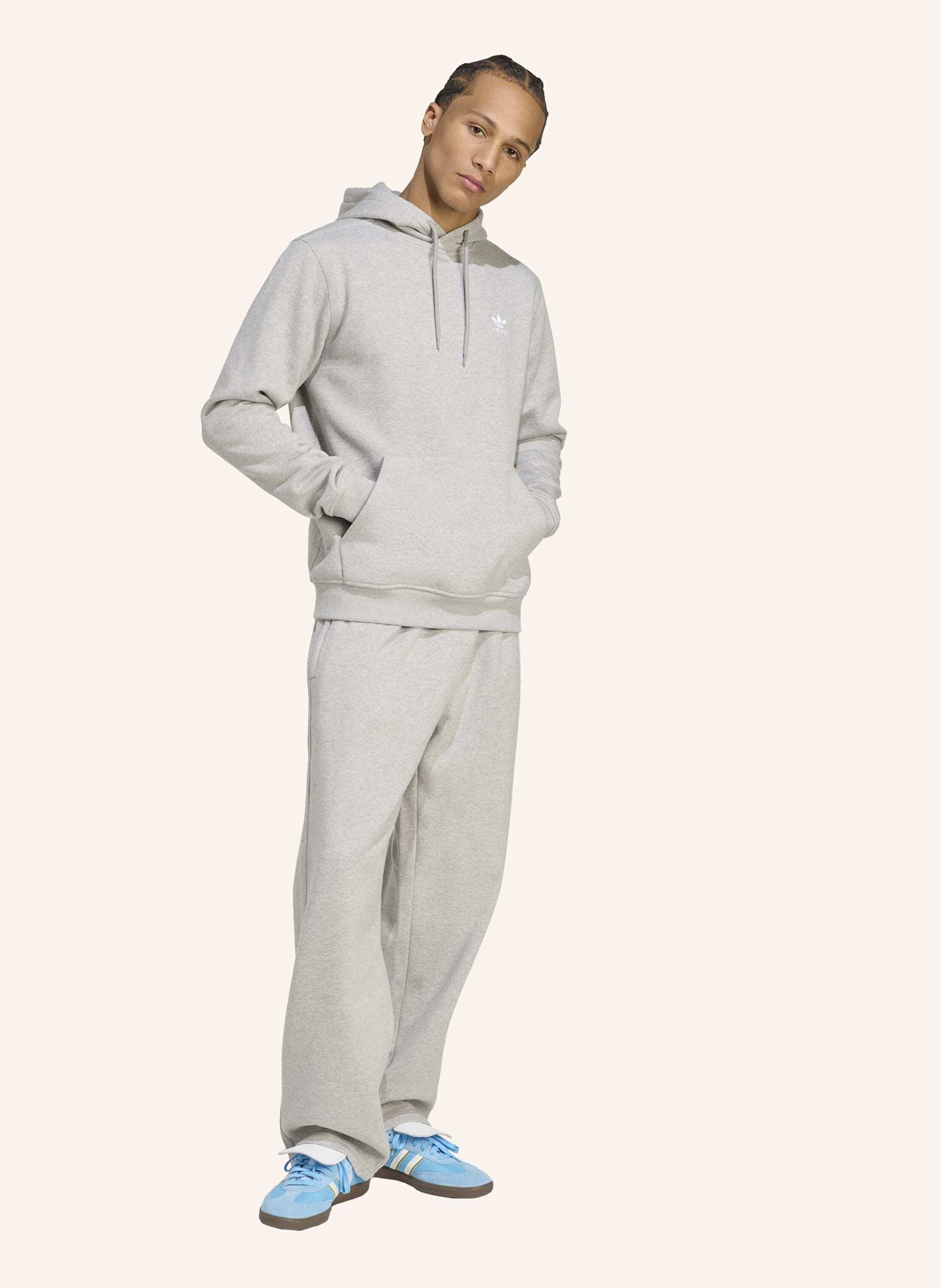 Thumbnail - Adidas Originals Trefoil Essentials Hoodie grau