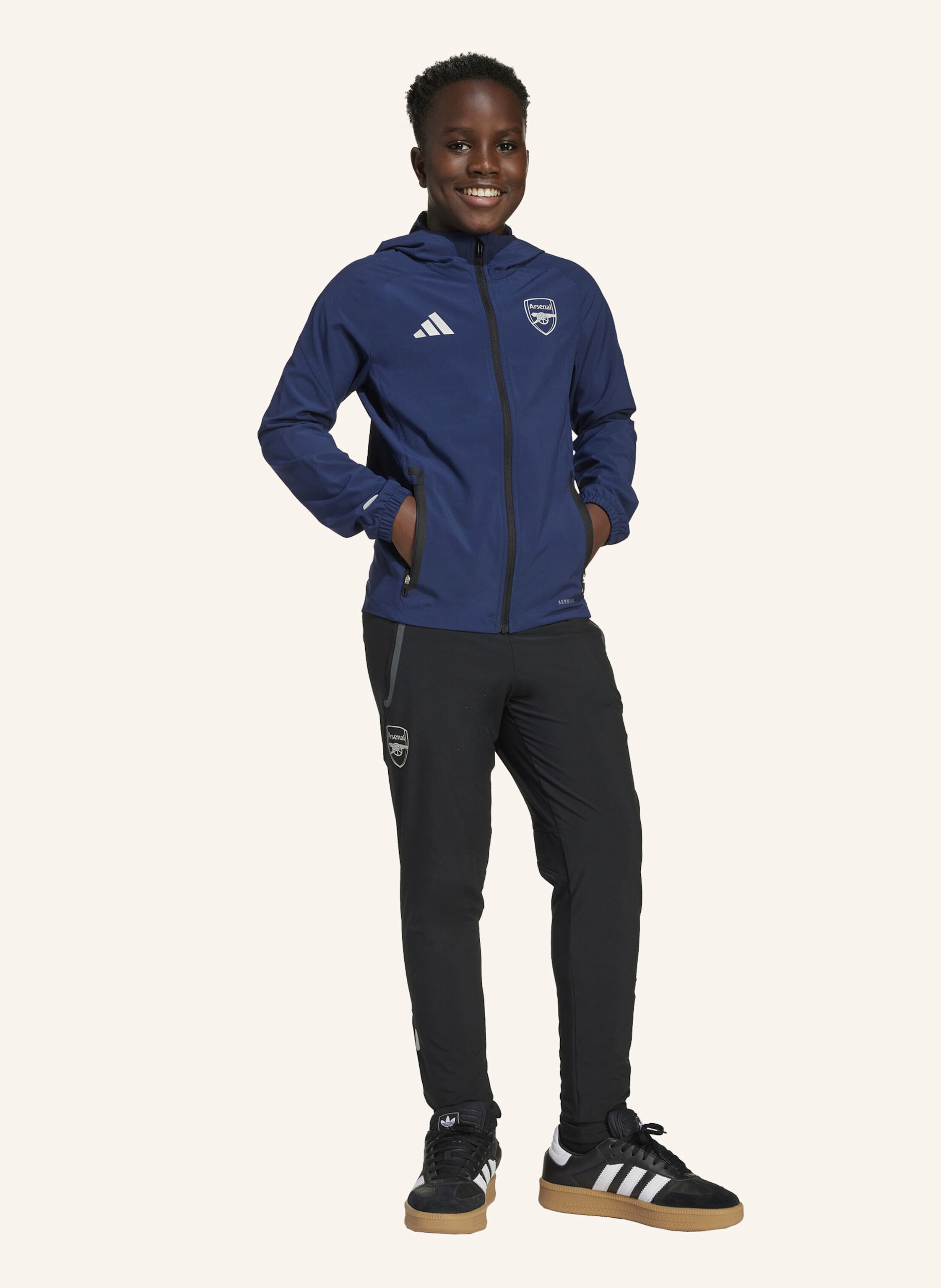 Thumbnail - Adidas Arsenal Tiro 25 Competition Vis Tech Travel Hose schwarz