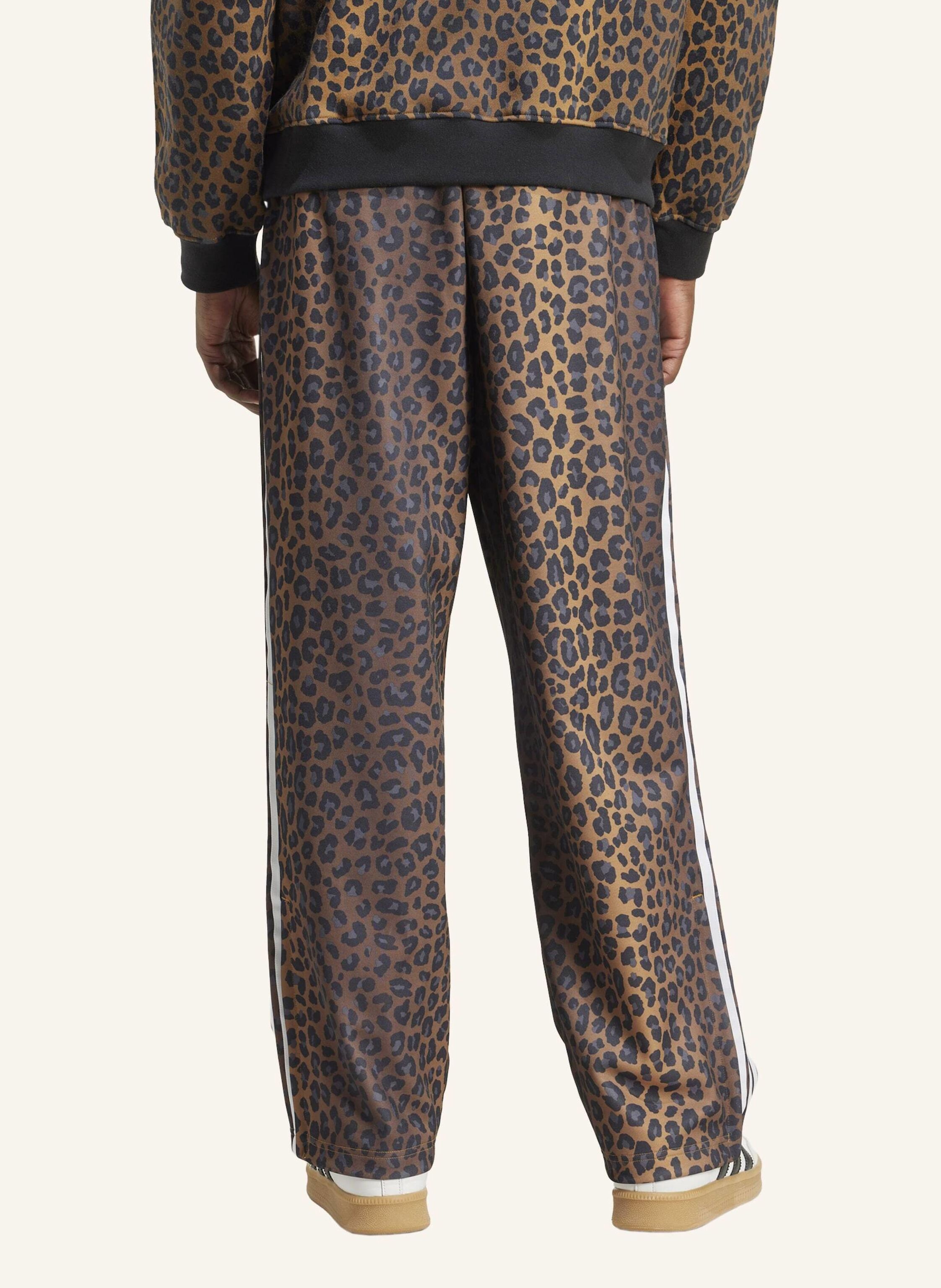 Thumbnail - Adidas Originals Firebird Loose Leopard Trainingshose braun