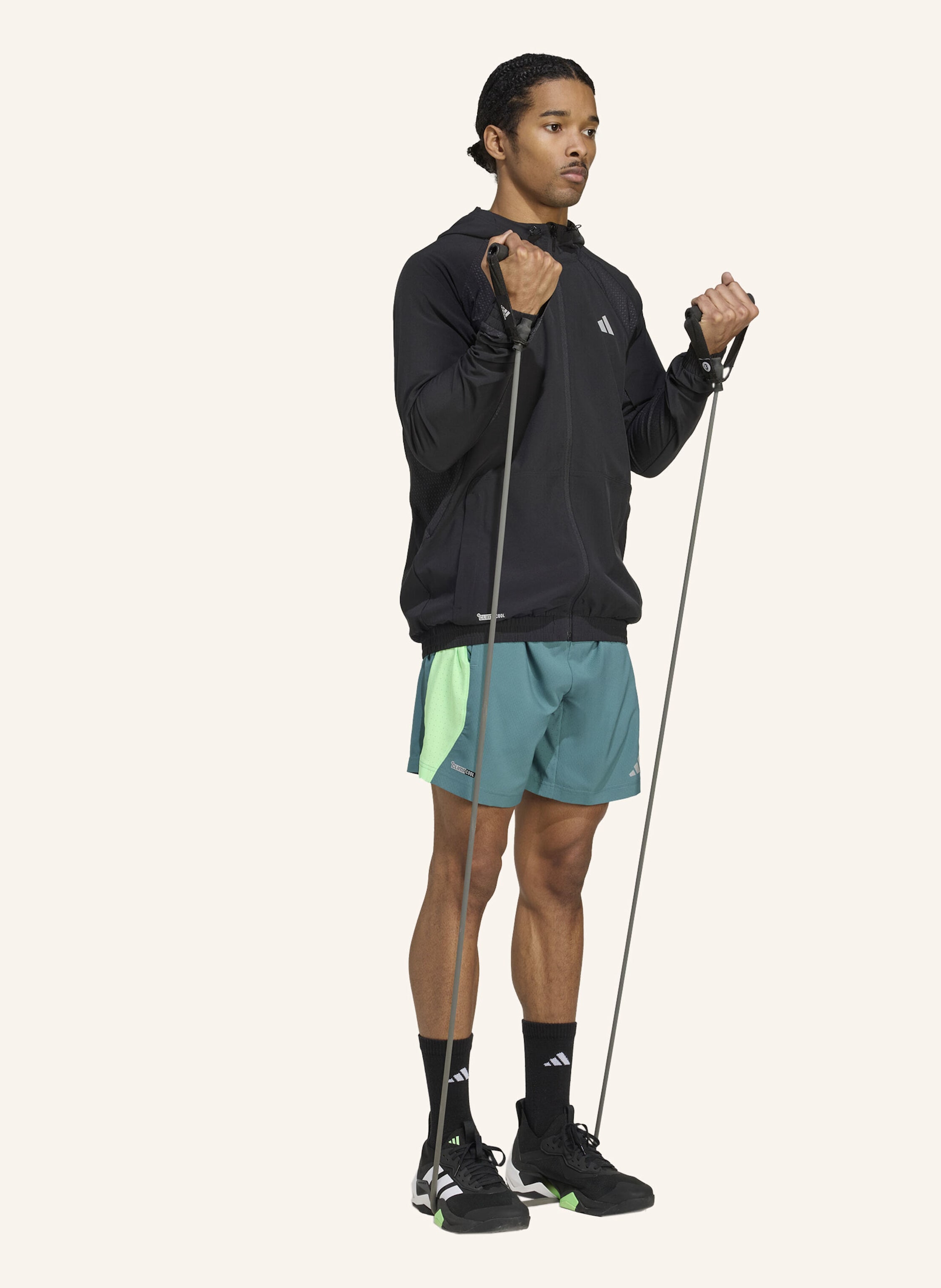 Thumbnail - Adidas Tech Apparel Trainingsjacke schwarz