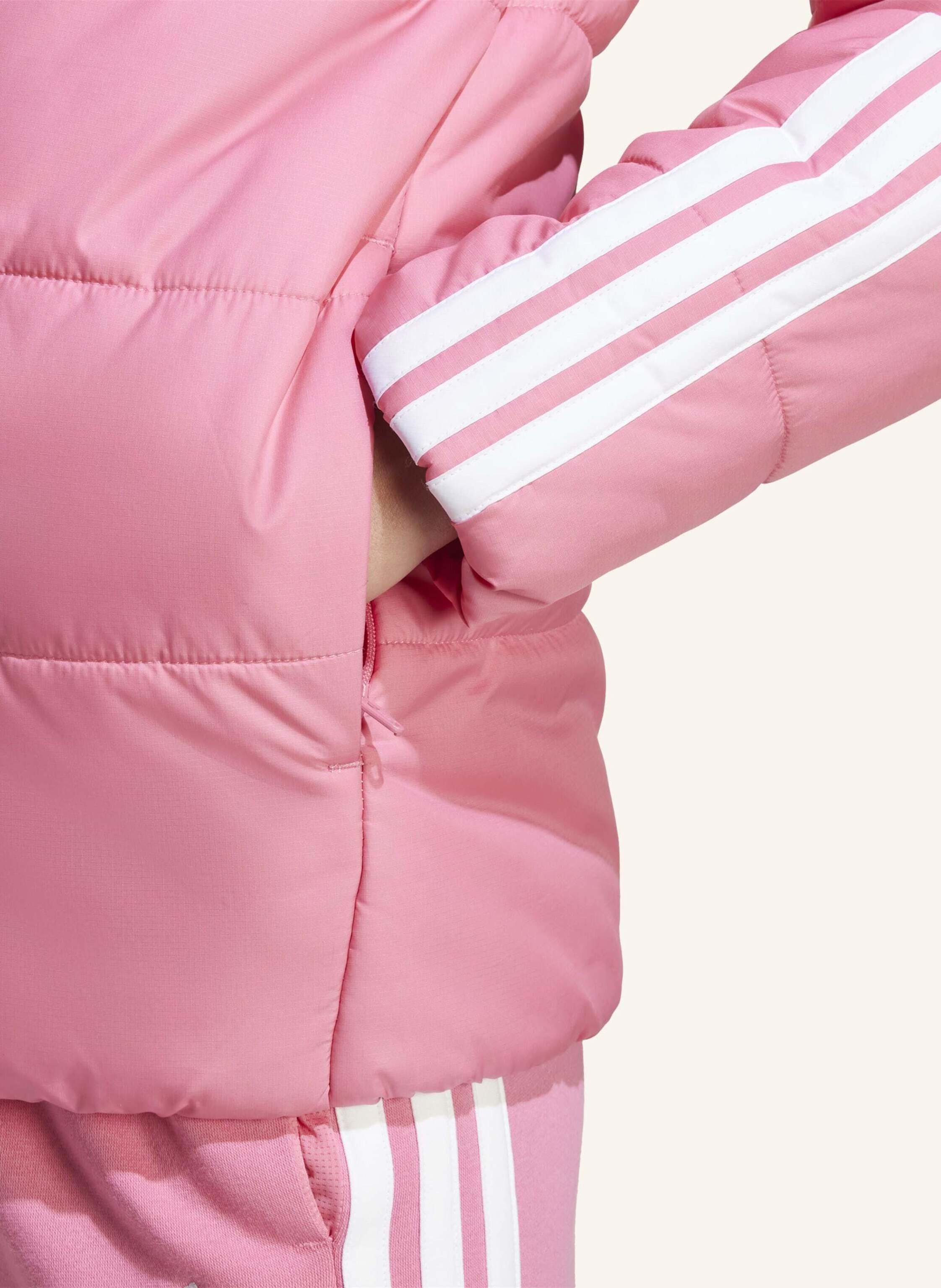Thumbnail - Adidas Essentials 3-Streifen Gefütterte Kinderjacke pink