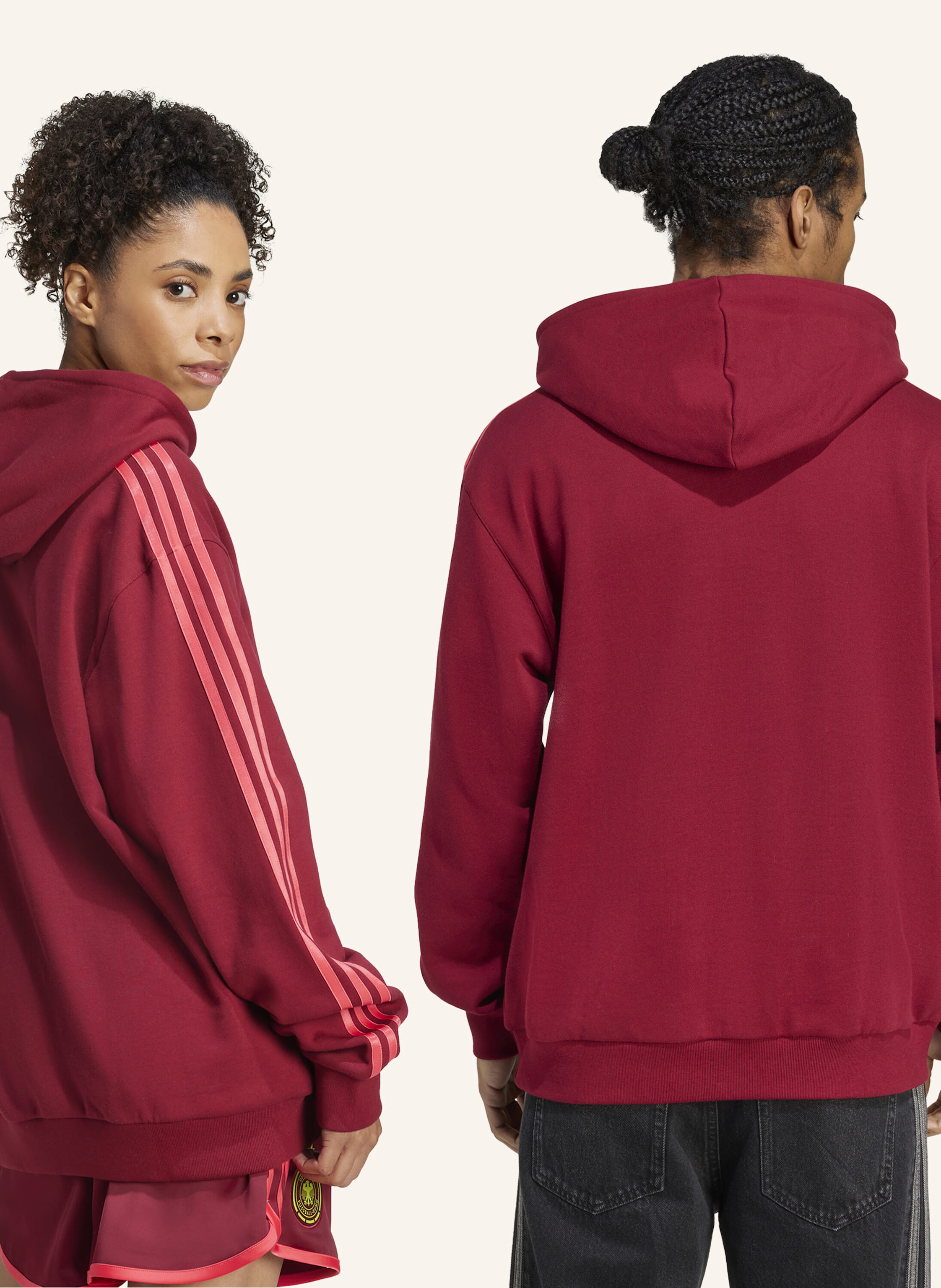 Thumbnail - Adidas Originals Dfb Hoodie rot