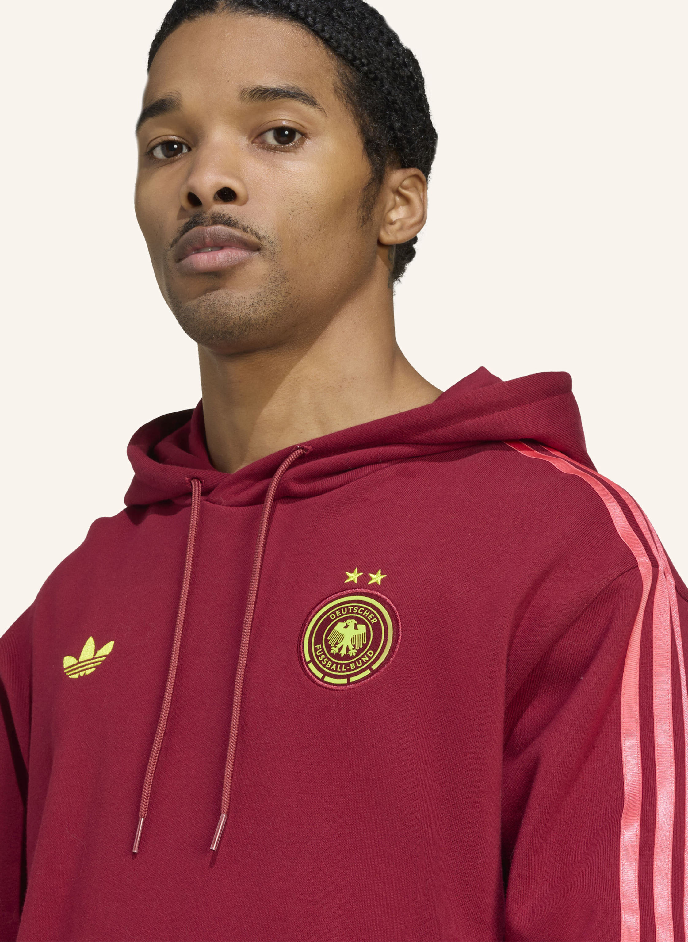 Thumbnail - Adidas Originals Dfb Hoodie rot
